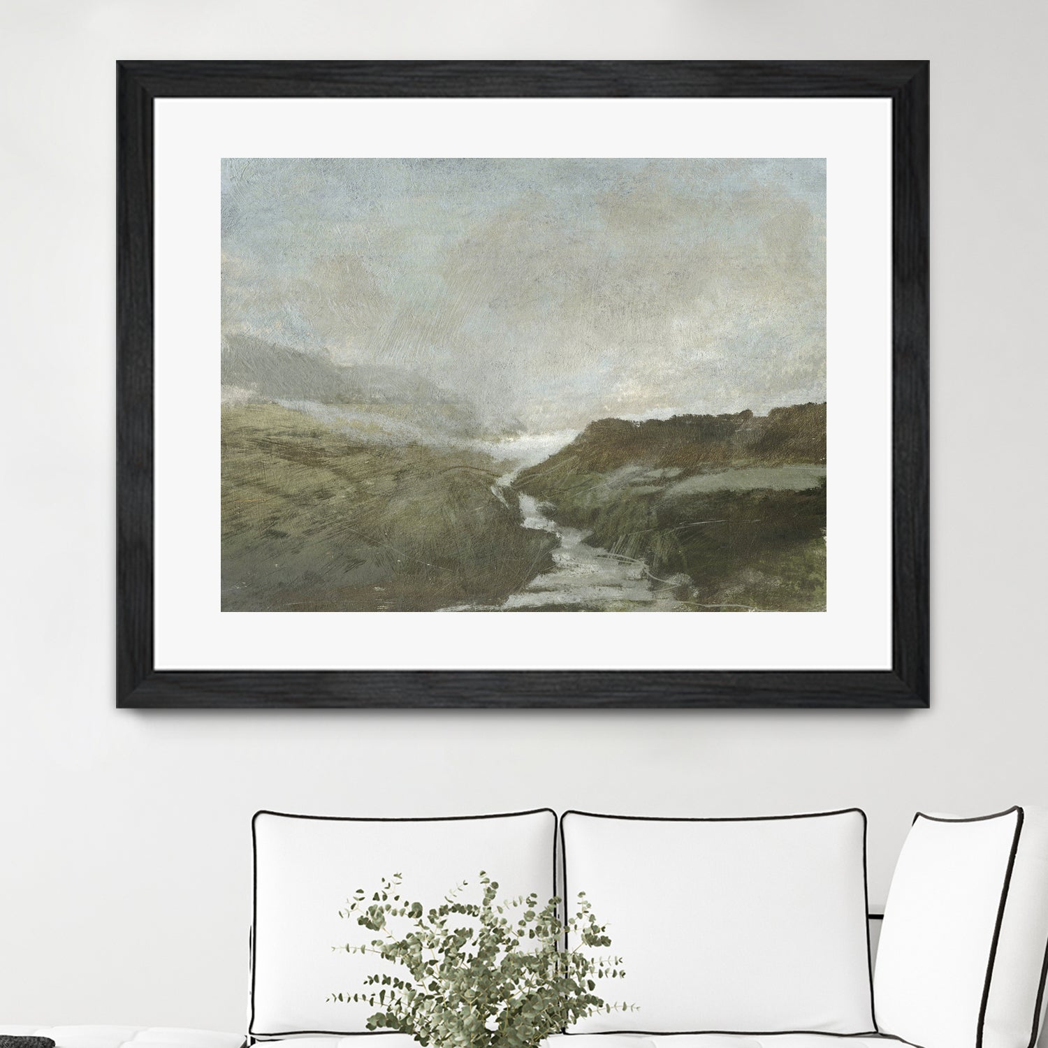 Highland Brook by Dan Hobday on GIANT ART - nature and landscapes painting