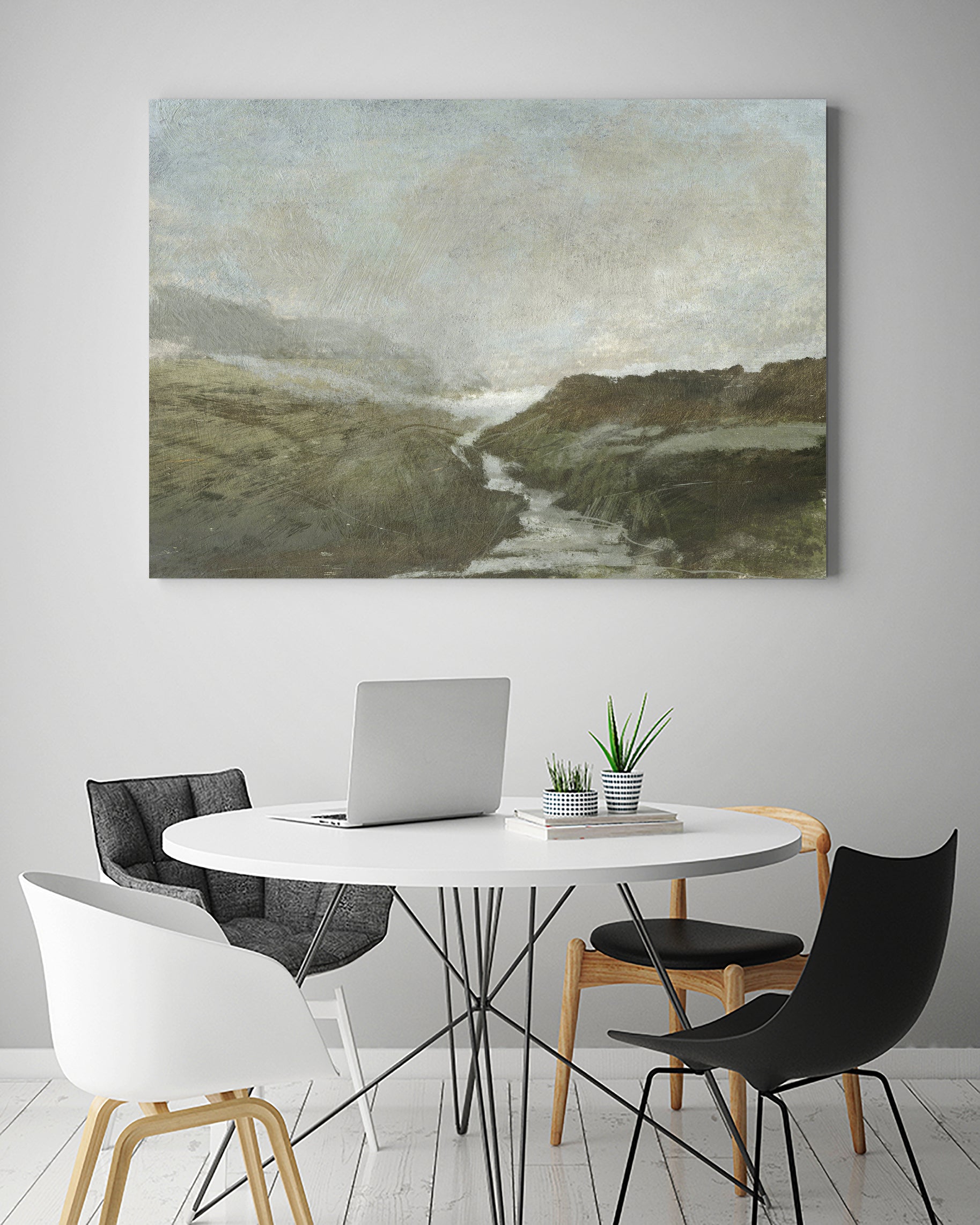 Highland Brook by Dan Hobday on GIANT ART - nature and landscapes painting