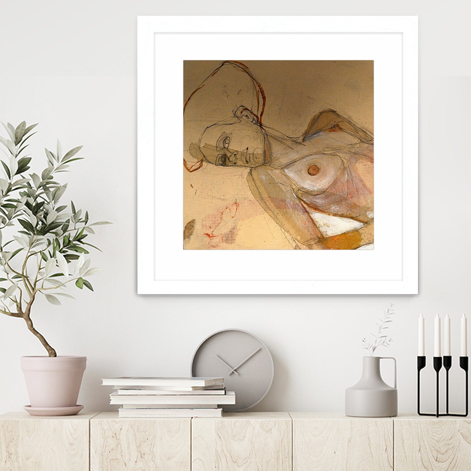 Egon Schiele Tribute by Doris Schmitz on GIANT ART - 3393 illustration