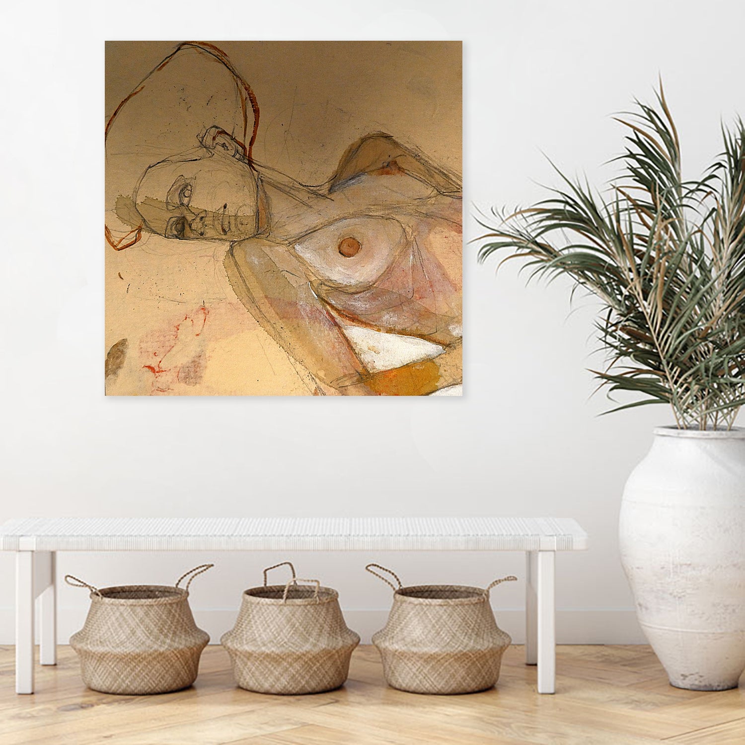 Egon Schiele Tribute by Doris Schmitz on GIANT ART - 3393 illustration