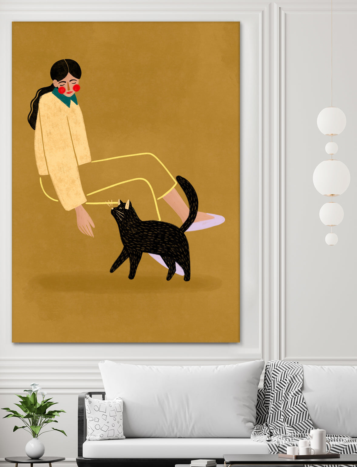 Cat Mum by Bea Muller on GIANT ART - figurative cat