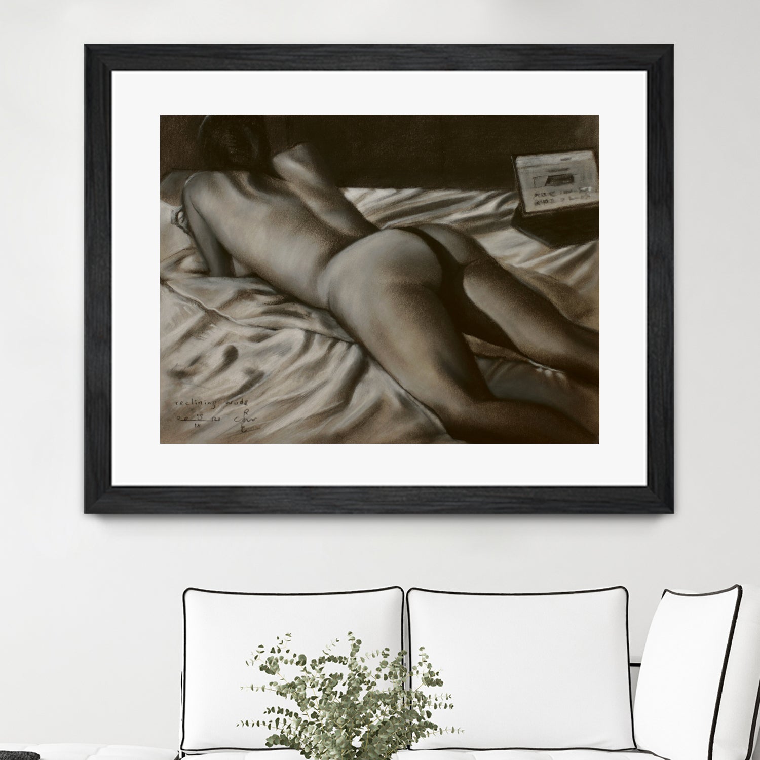 Reclining Nude - 19-09-21 by Corne Akkers on GIANT ART - akkers