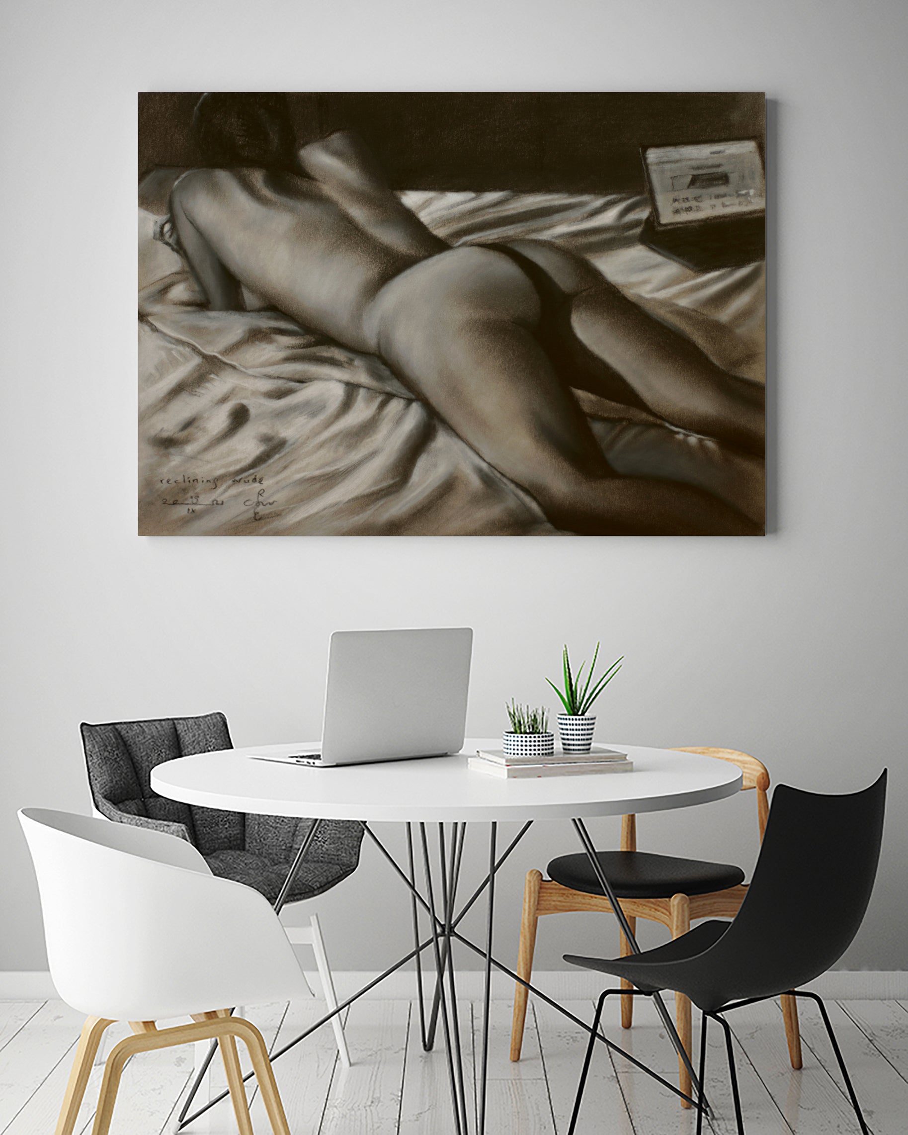 Reclining Nude - 19-09-21 by Corne Akkers on GIANT ART - akkers