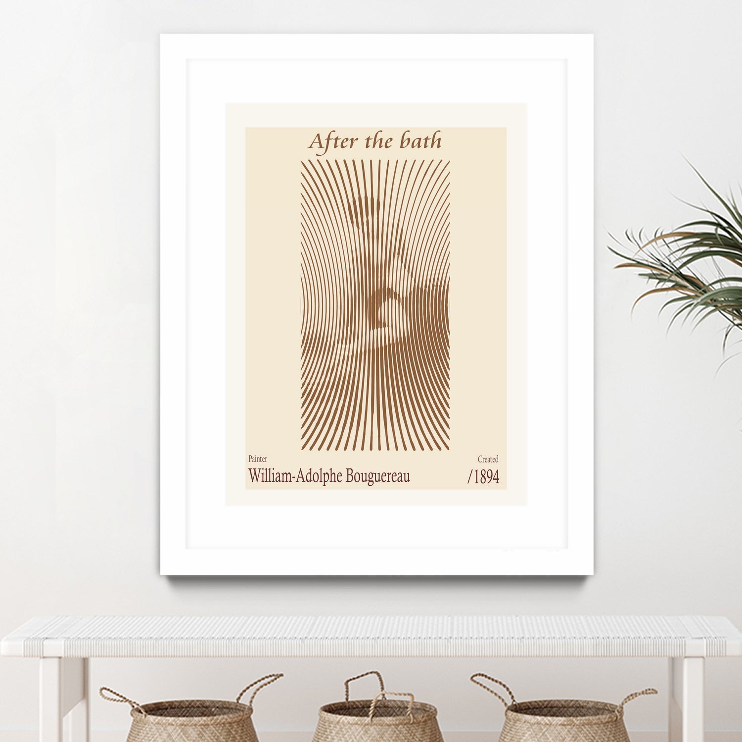 After the Bath a€“ William Adolphe Bouguereau (1875) by Doa Project on GIANT ART - 3000 illustration