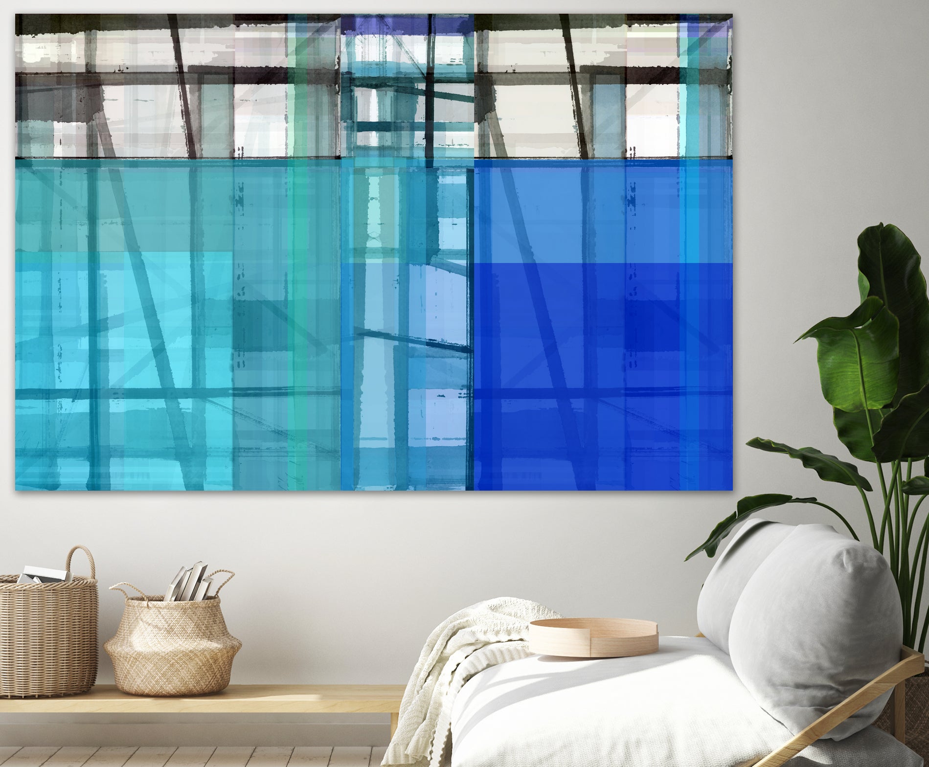 Living By The Ocean 1 by Cartissi on GIANT ART - blue abstract