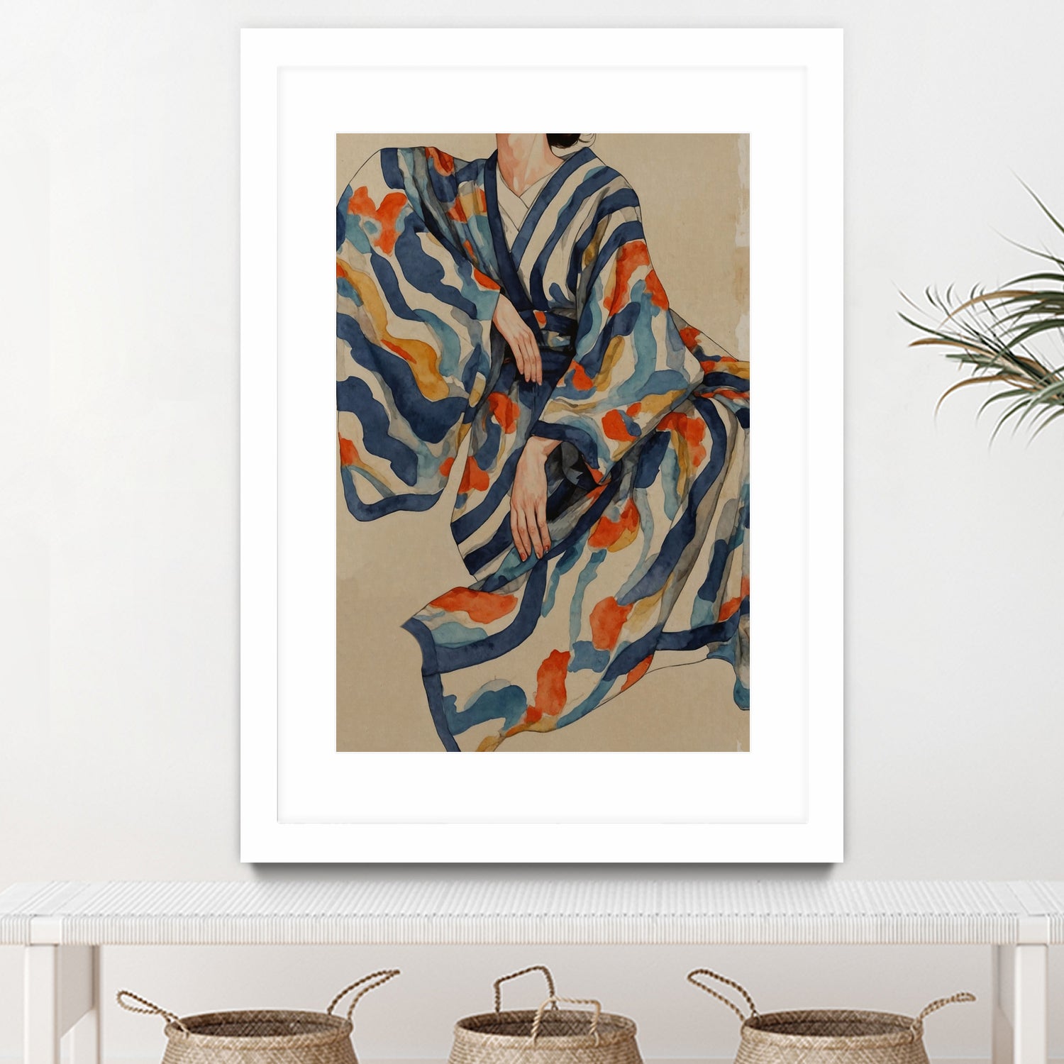 Flowing Kimono Patterns by THE MIUUS STUDIO on GIANT ART - 7200 illustration