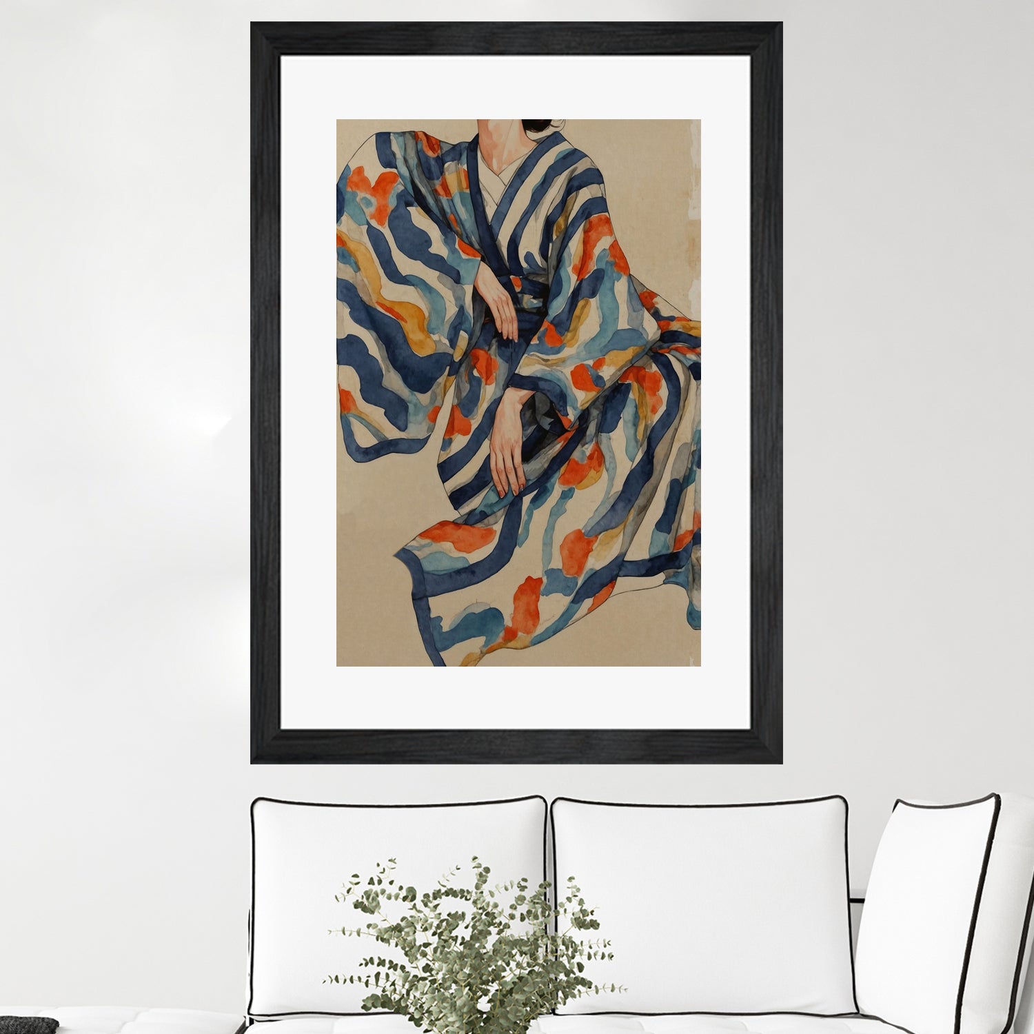 Flowing Kimono Patterns by THE MIUUS STUDIO on GIANT ART - 7200 illustration