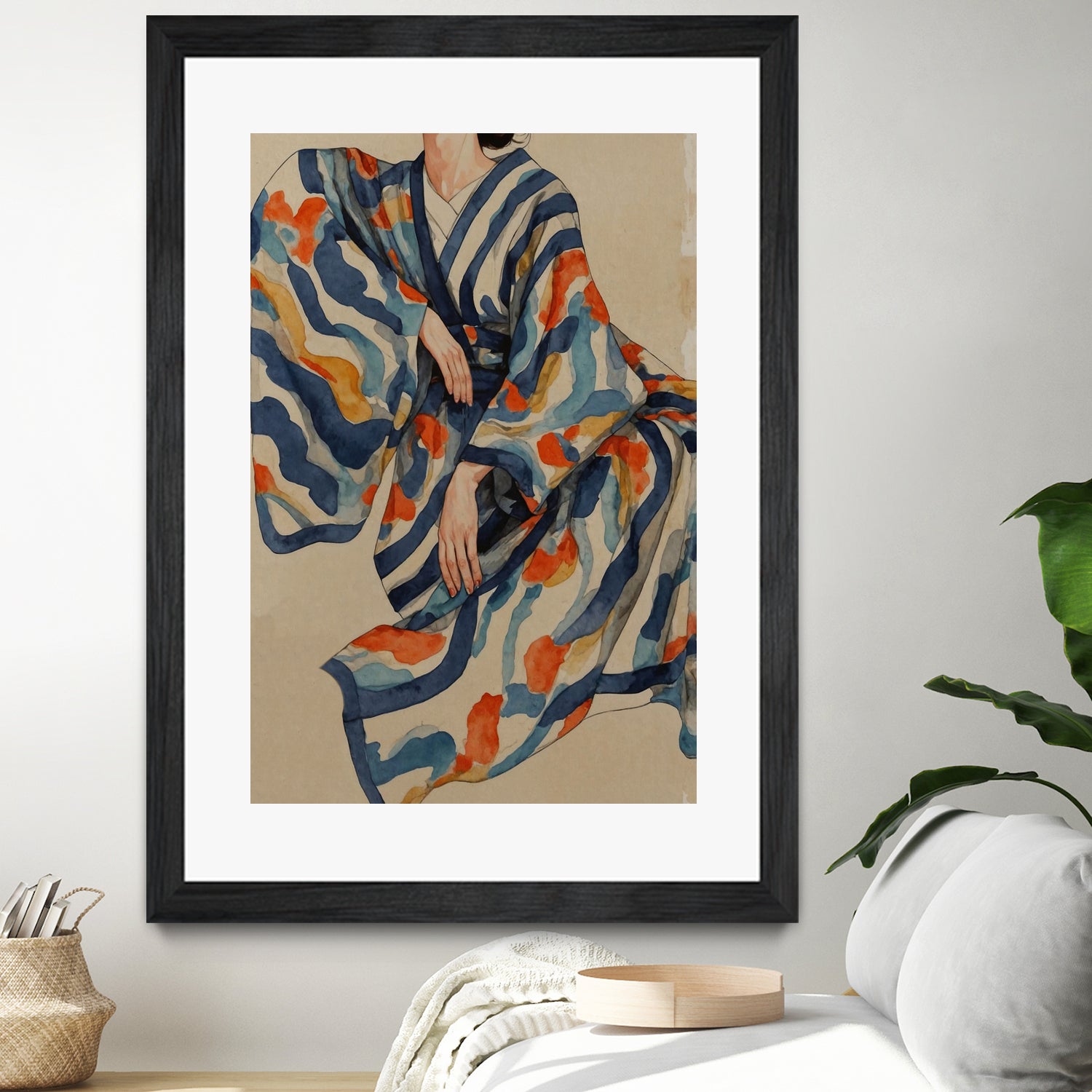 Flowing Kimono Patterns by THE MIUUS STUDIO on GIANT ART - 7200 illustration