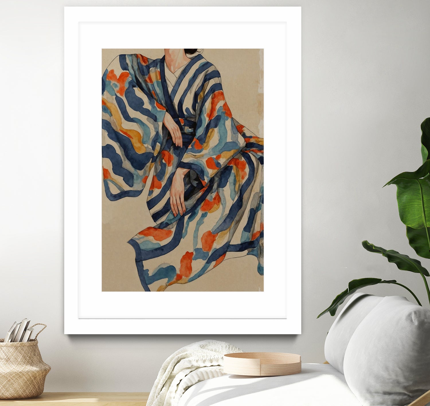 Flowing Kimono Patterns by THE MIUUS STUDIO on GIANT ART - 7200 illustration