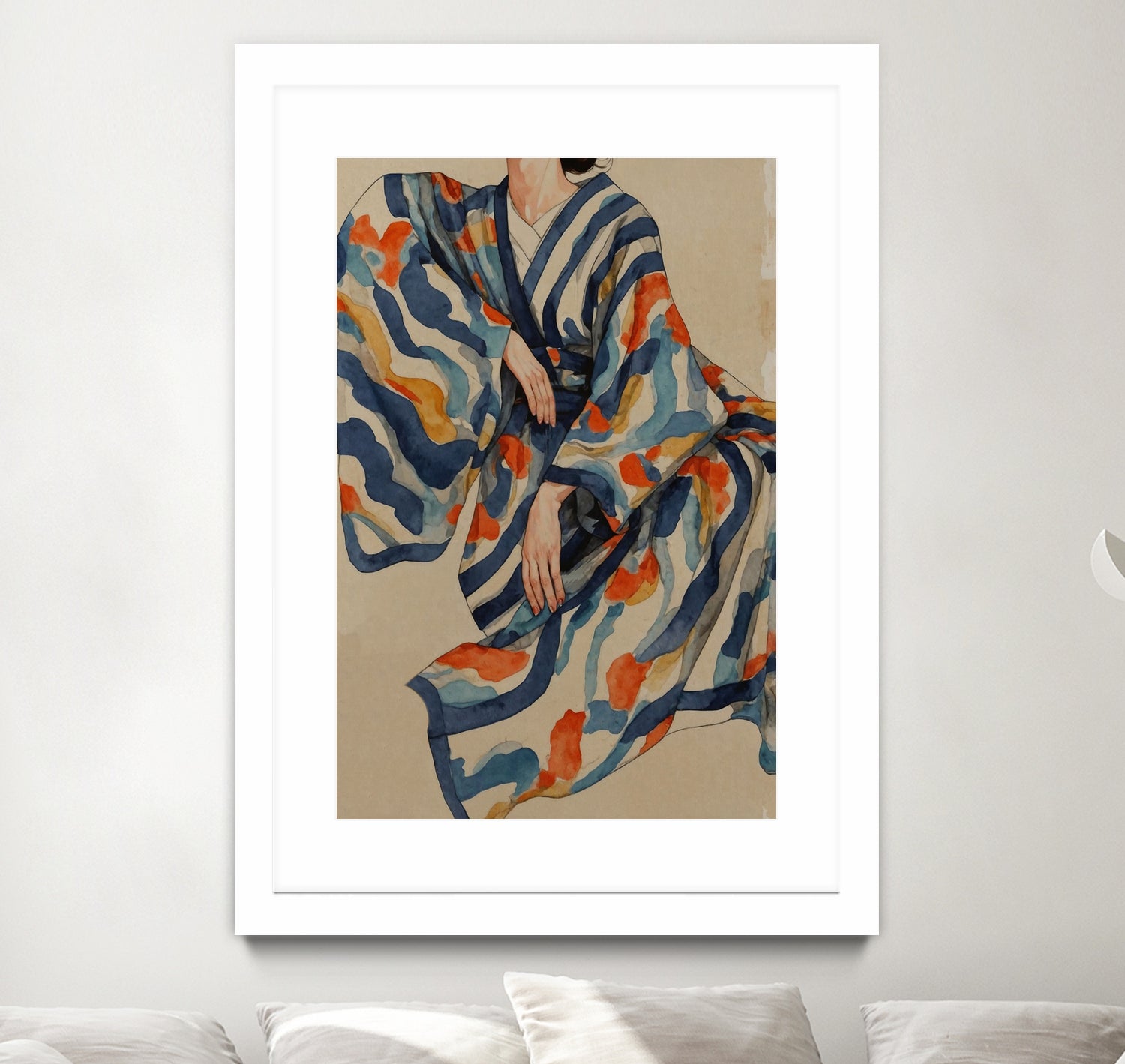 Flowing Kimono Patterns by THE MIUUS STUDIO on GIANT ART - 7200 illustration