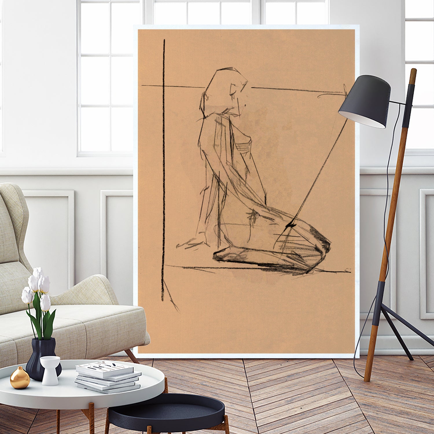 EItude FeIminine No.5 by cartissi on GIANT ART - 7200 illustration