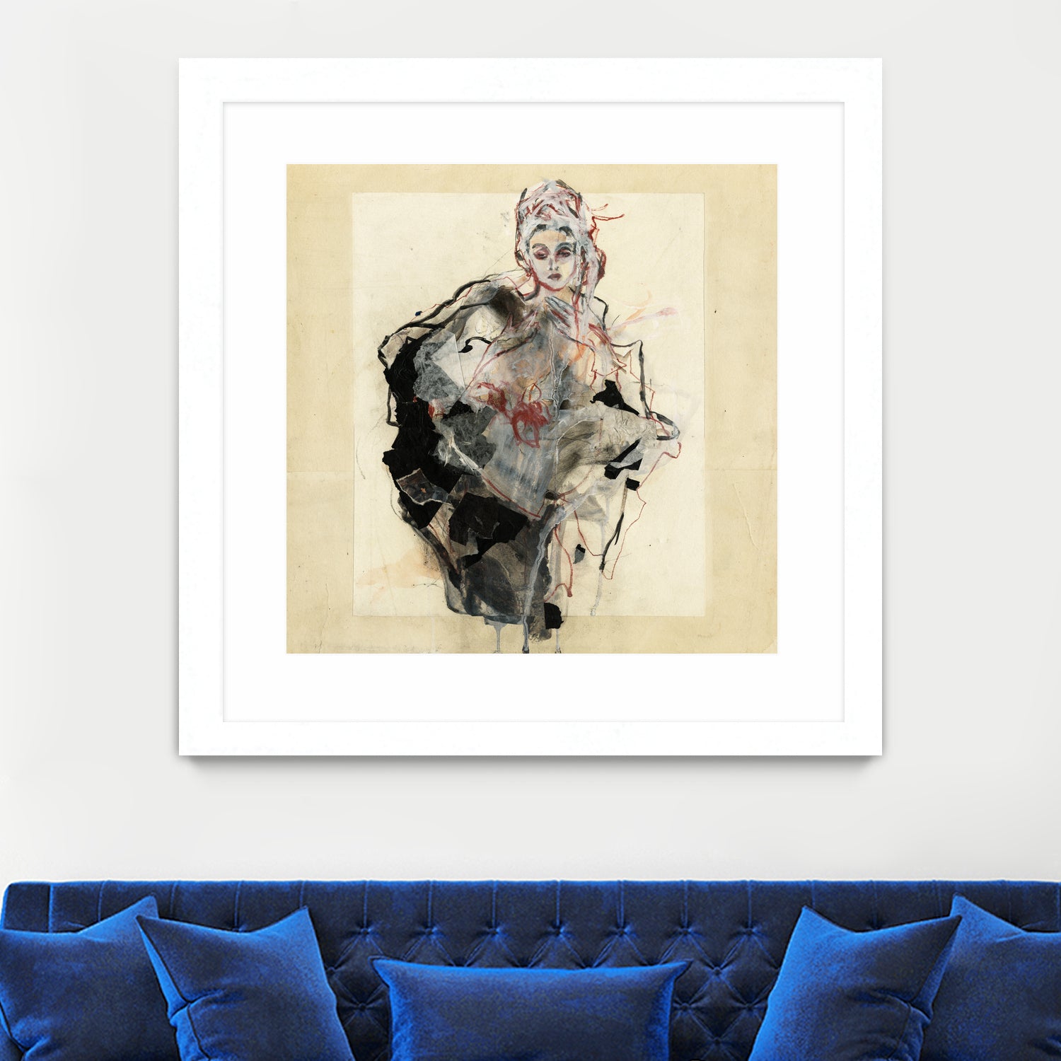 Dynamic Figure Captured by Ute Rathmann on GIANT ART - figurative sketch