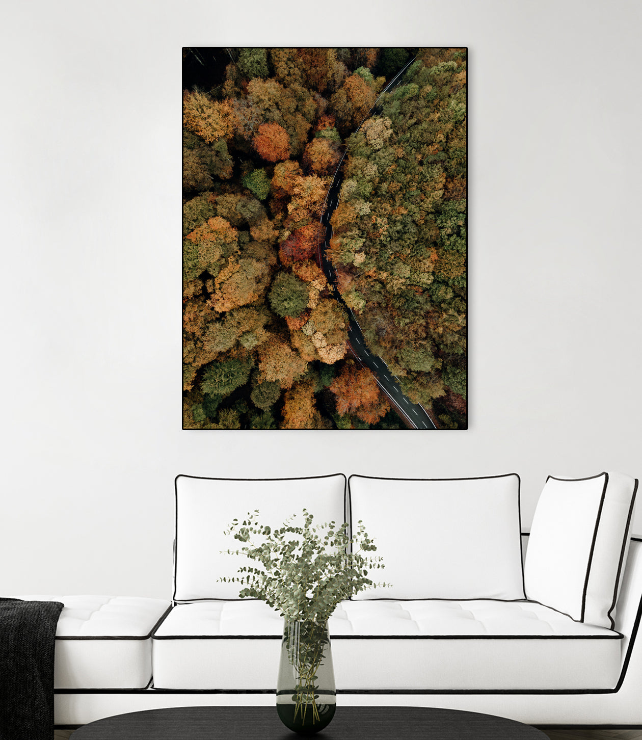 Autumn's Winding Path by Javier Pardina on GIANT ART - forest landscape forest