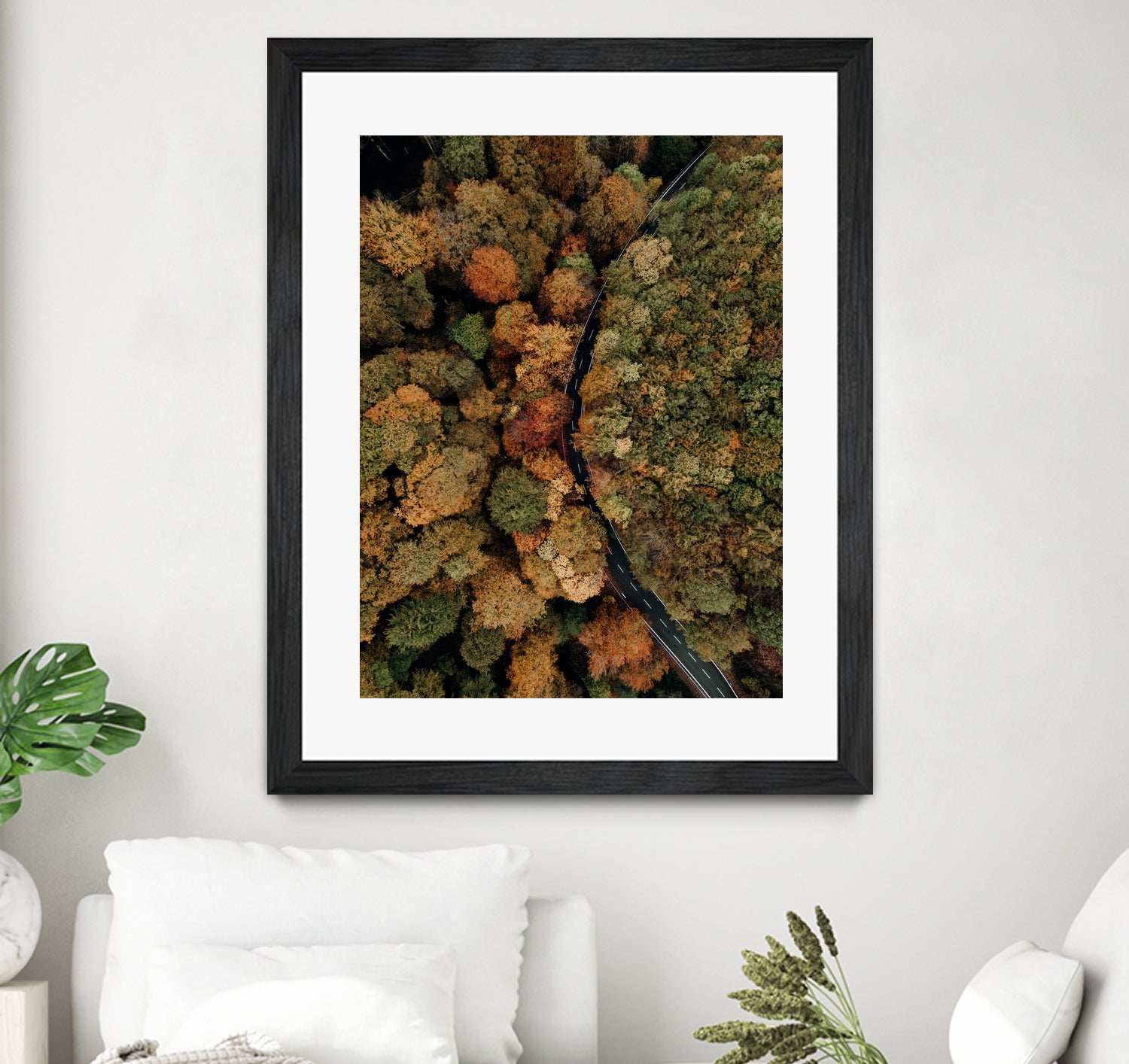Autumn's Winding Path by Javier Pardina on GIANT ART - forest landscape forest