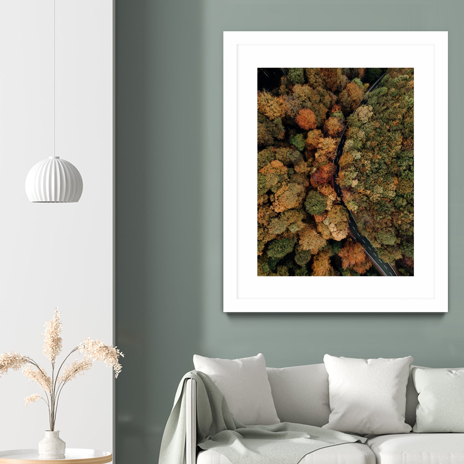 Autumn's Winding Path by Javier Pardina on GIANT ART - forest landscape forest