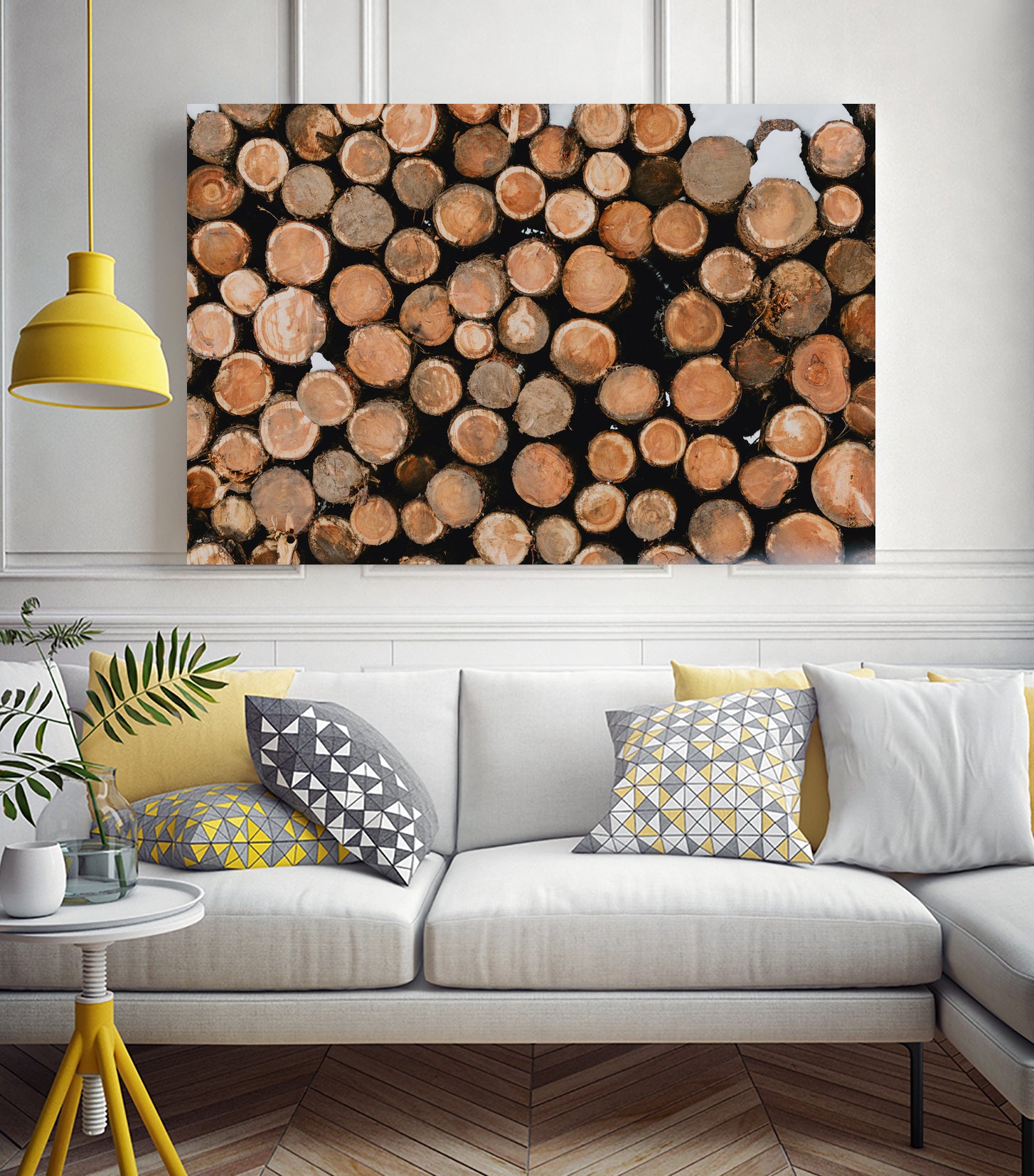 Stacked Timber Beauty by Javier Pardina on GIANT ART - 8192 photography