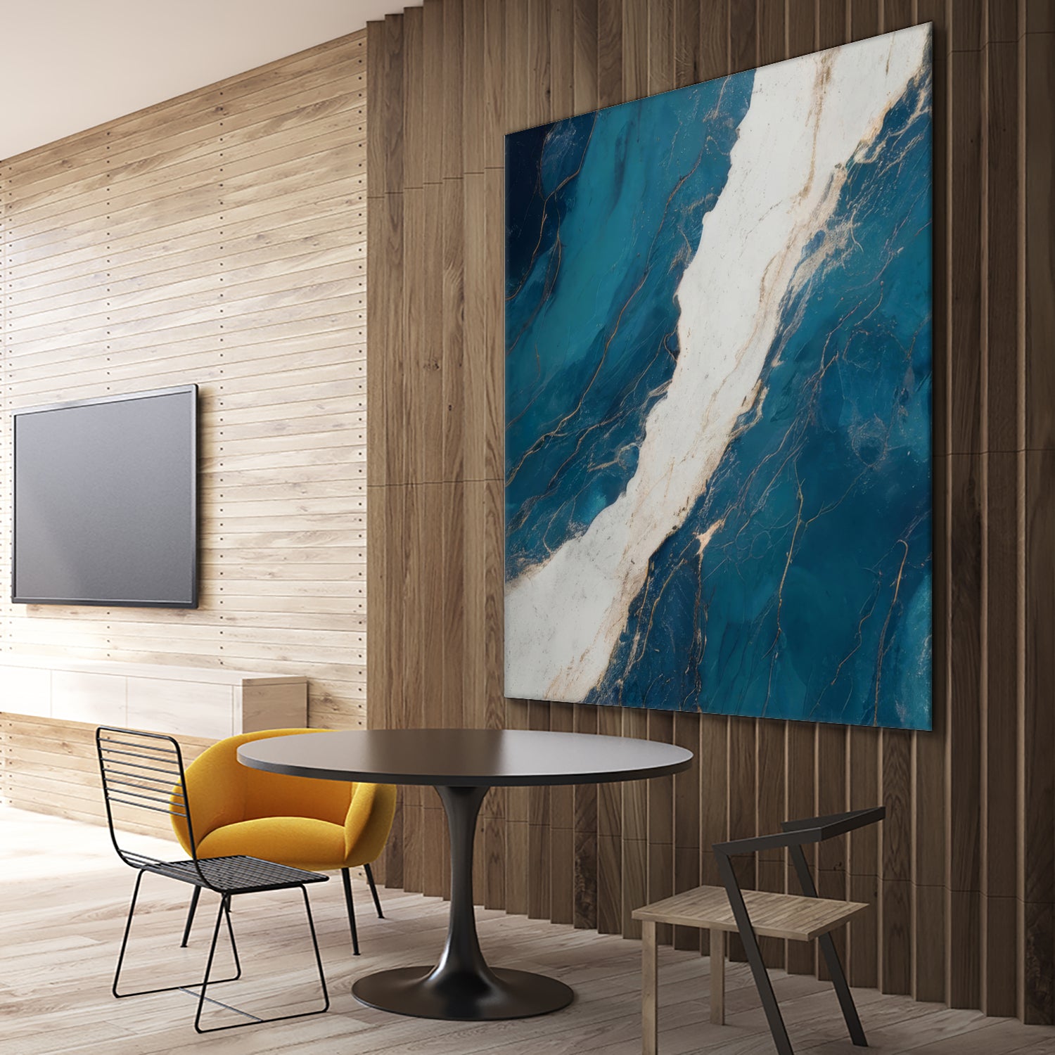 Marble Ocean Flow by Alpenglow Workshop on GIANT ART - abstract abstract art decor