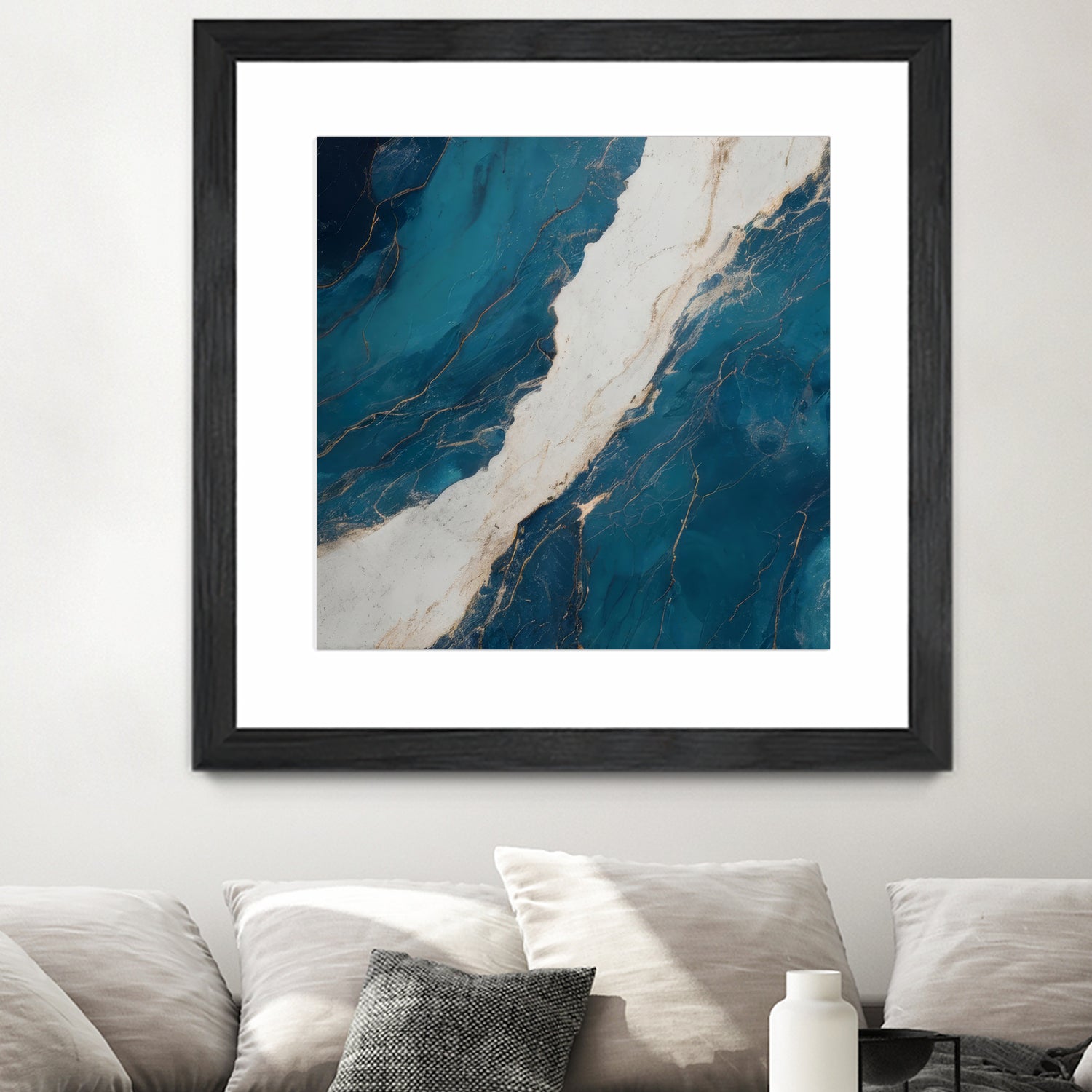 Marble Ocean Flow by Alpenglow Workshop on GIANT ART - abstract abstract art decor
