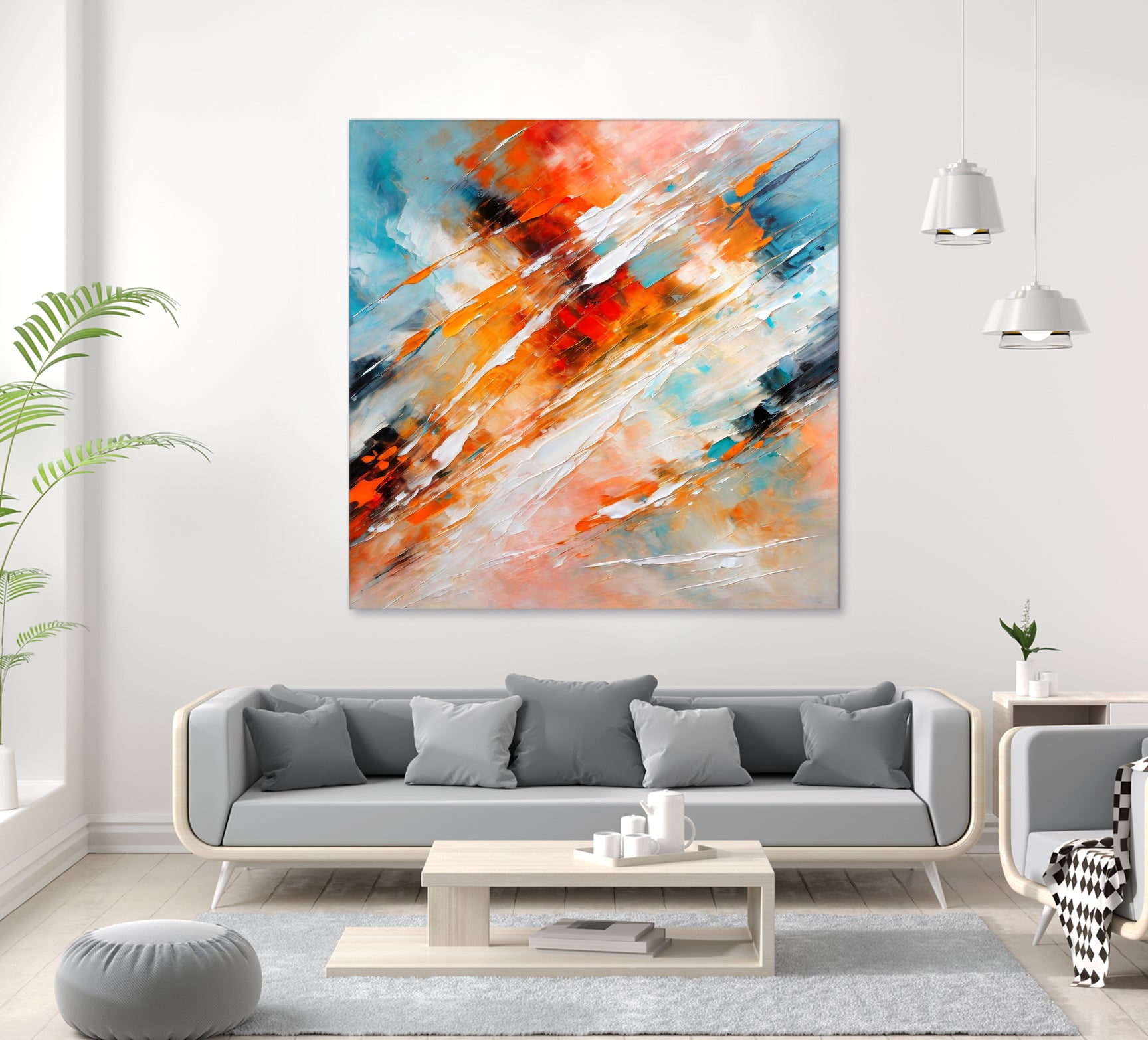 Impressionist Colorful Abstract by Alpenglow Workshop on GIANT ART - abstract abstract painting
