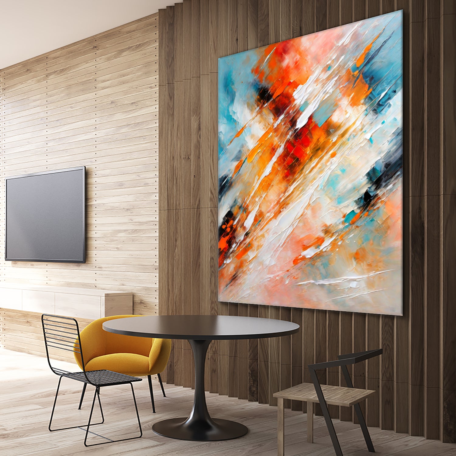 Impressionist Colorful Abstract by Alpenglow Workshop on GIANT ART - abstract abstract painting