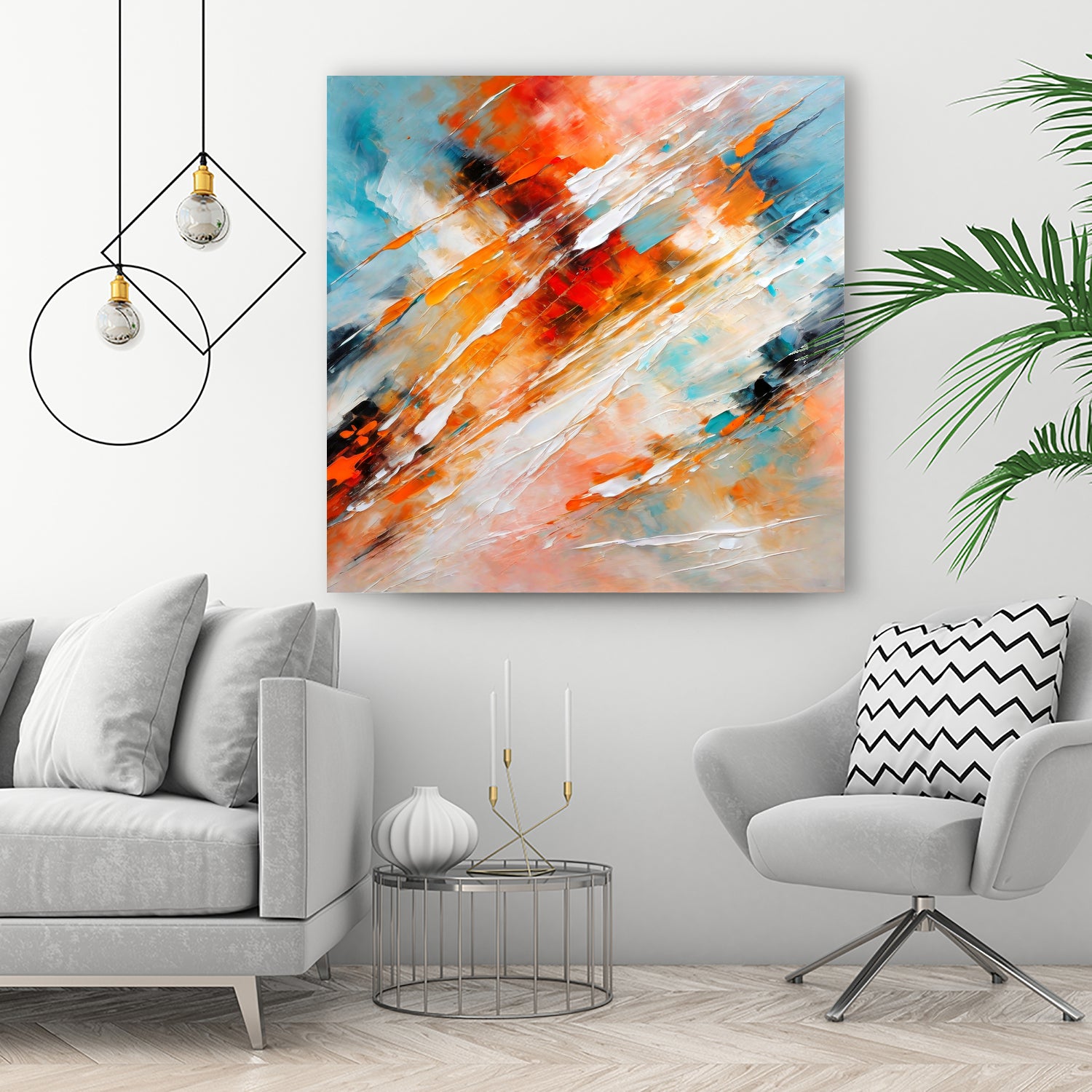 Impressionist Colorful Abstract by Alpenglow Workshop on GIANT ART - abstract abstract painting