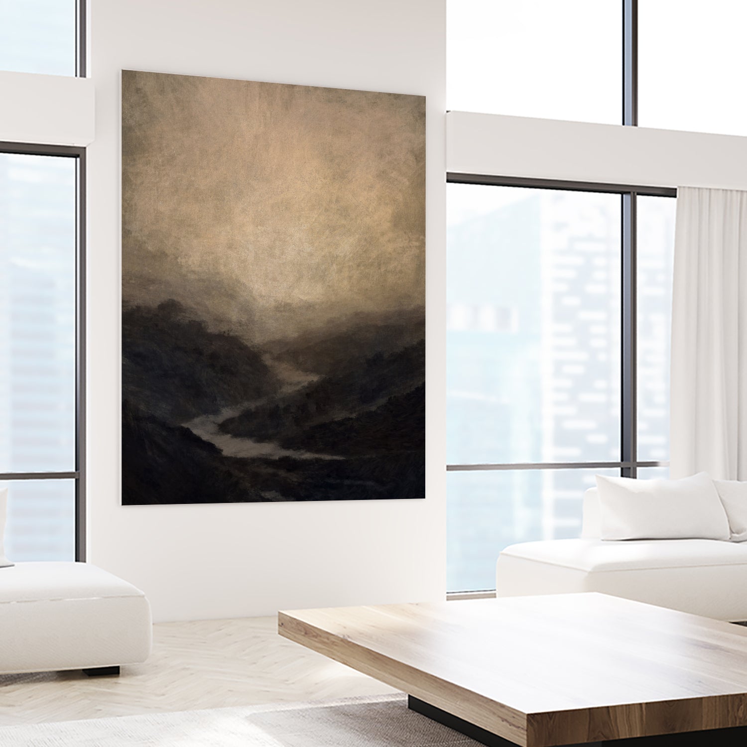 Highland River by Dan Hobday on GIANT ART - nature and landscapes ananwater