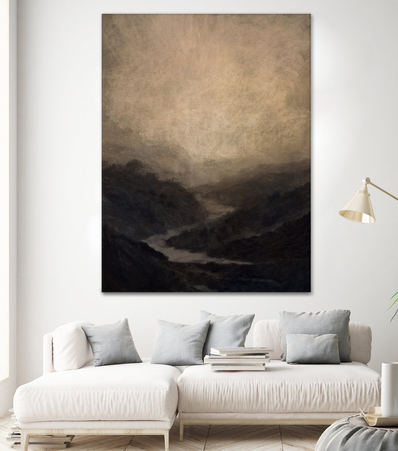 Highland River by Dan Hobday on GIANT ART - nature and landscapes ananwater