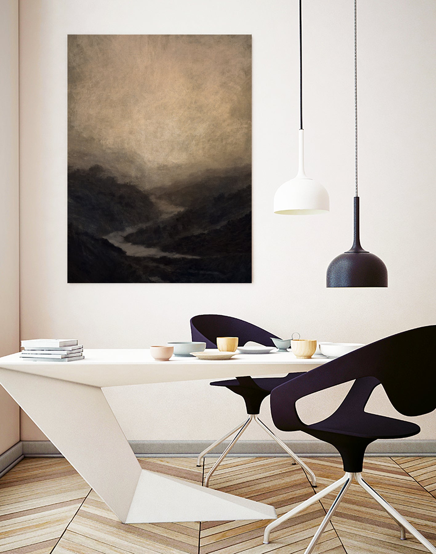 Highland River by Dan Hobday on GIANT ART - nature and landscapes ananwater