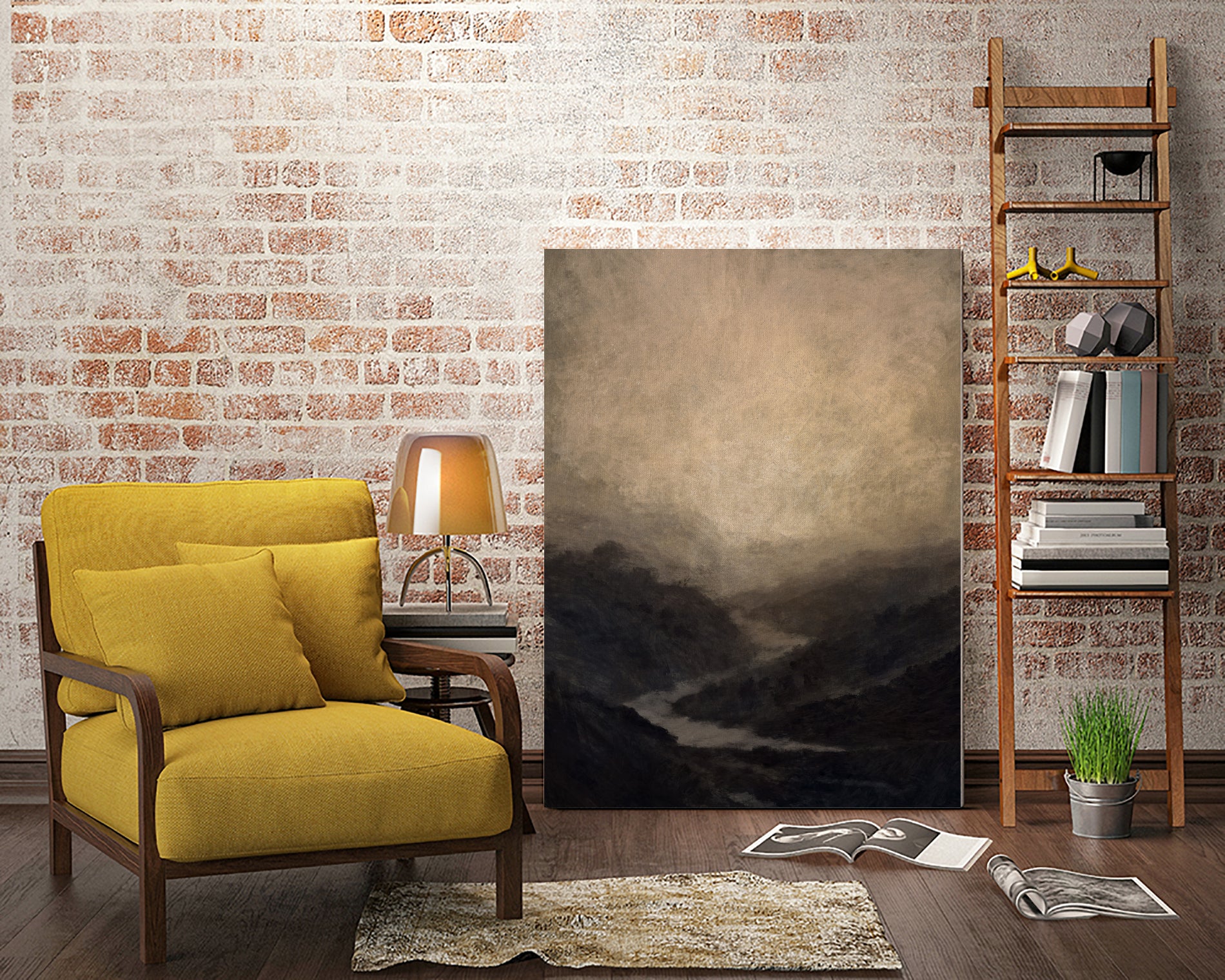 Highland River by Dan Hobday on GIANT ART - nature and landscapes ananwater