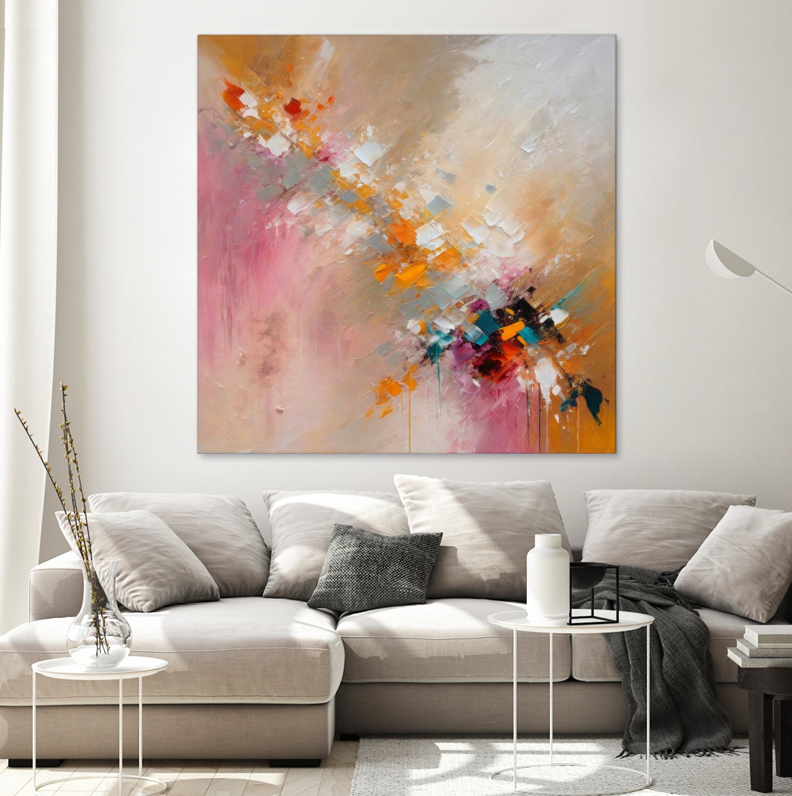 Colorful Cascade by Alpenglow Workshop on GIANT ART - abstract abstract art