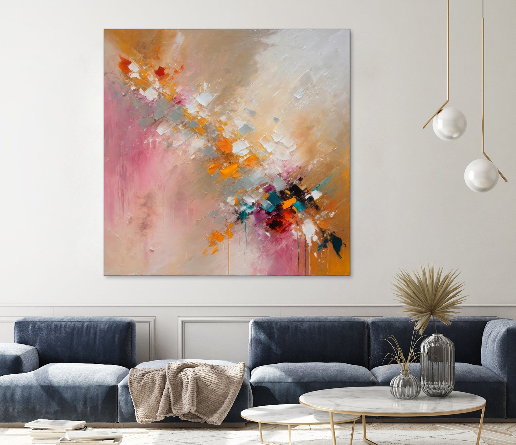 Colorful Cascade by Alpenglow Workshop on GIANT ART - abstract abstract art