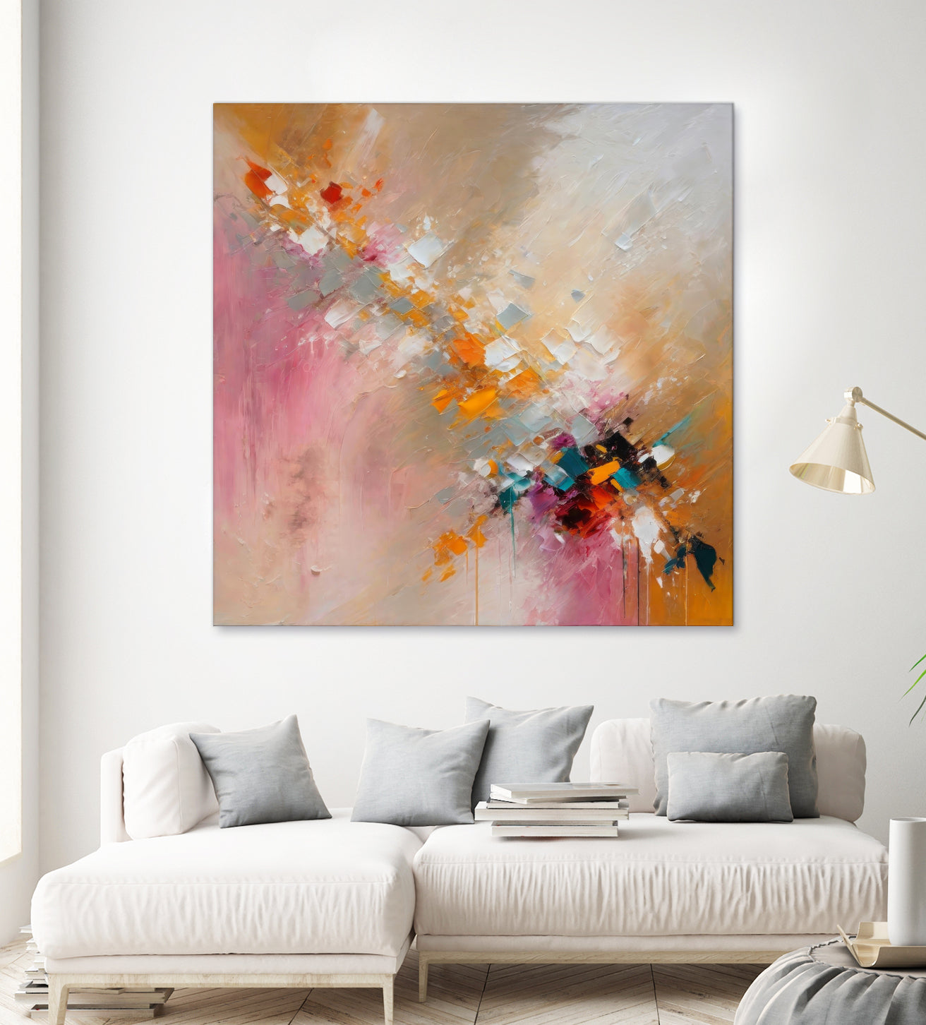 Colorful Cascade by Alpenglow Workshop on GIANT ART - abstract abstract art