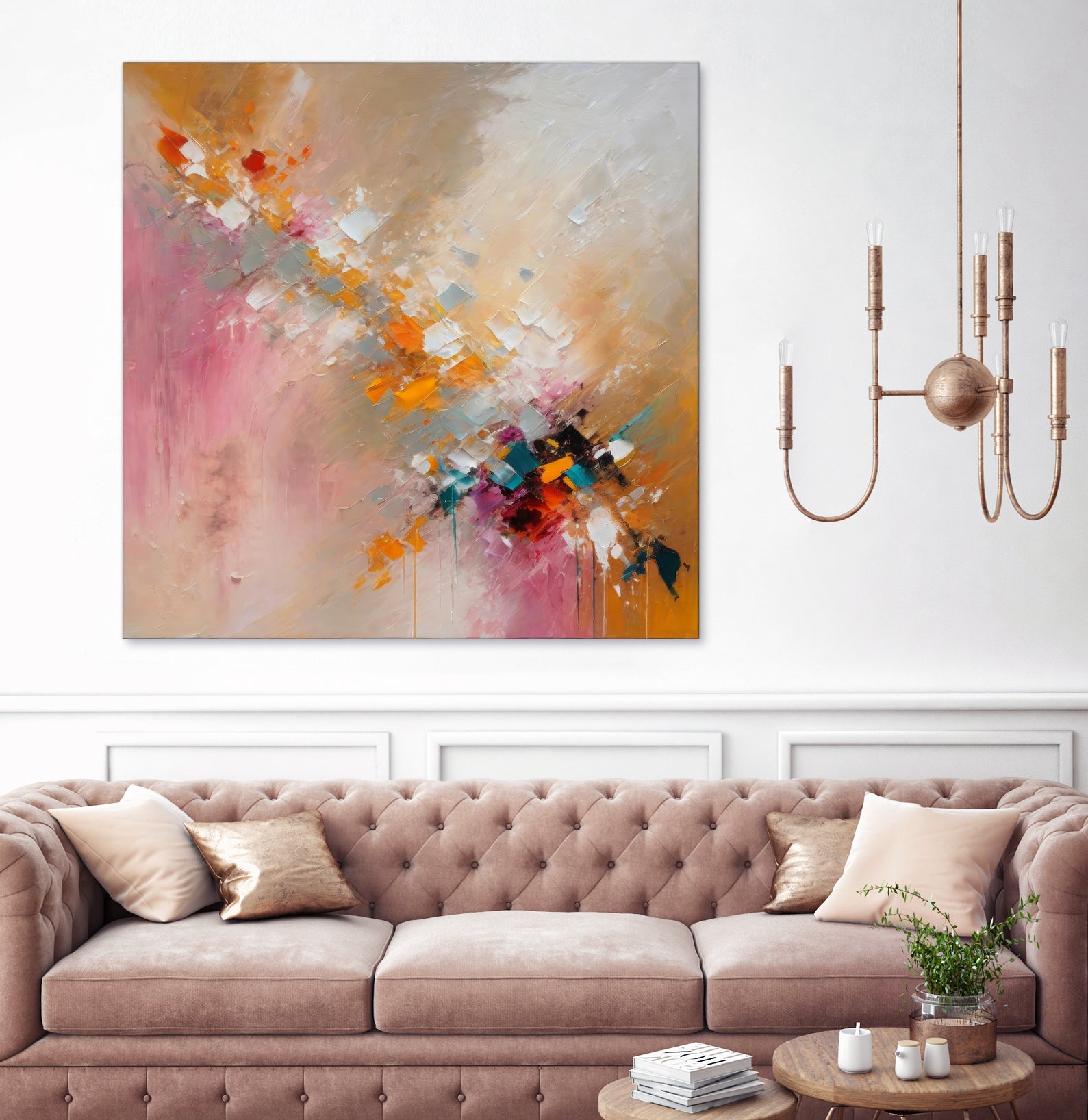 Colorful Cascade by Alpenglow Workshop on GIANT ART - abstract abstract art