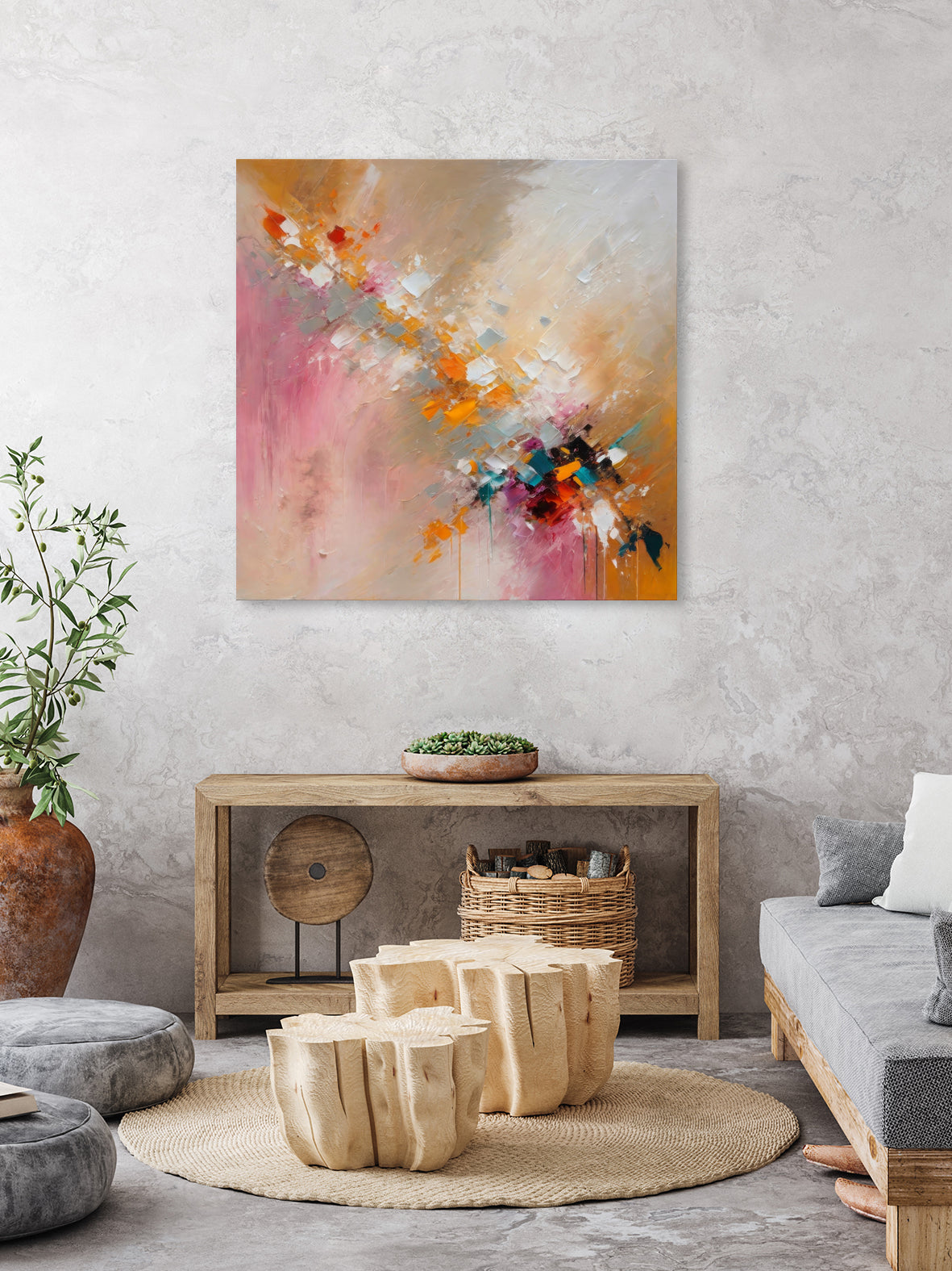 Colorful Cascade by Alpenglow Workshop on GIANT ART - abstract abstract art