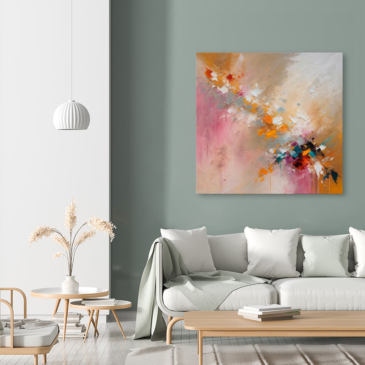 Colorful Cascade by Alpenglow Workshop on GIANT ART - abstract abstract art