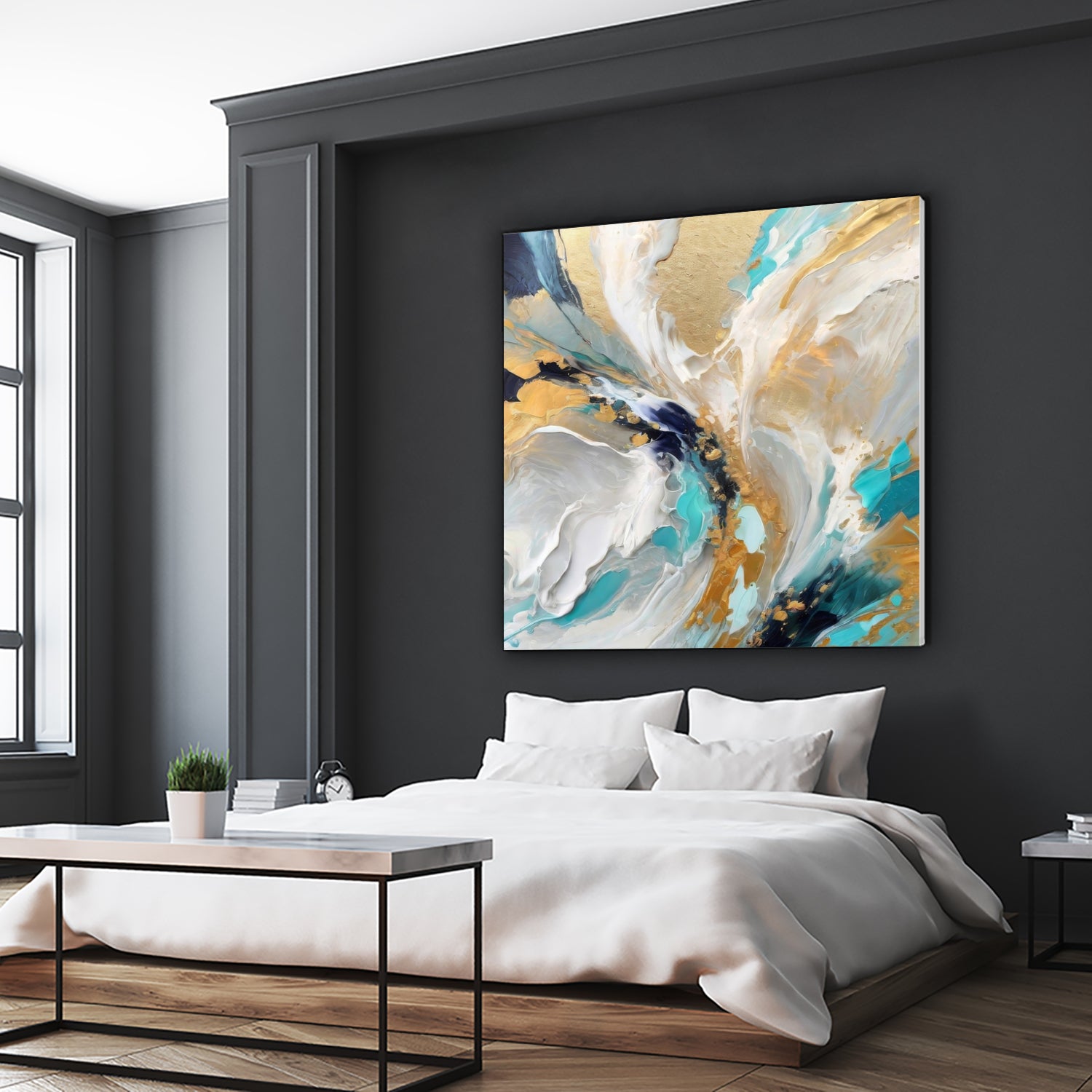 Elegant Minimalist Abstract by Alpenglow Workshop on GIANT ART - abstract modern abstract art