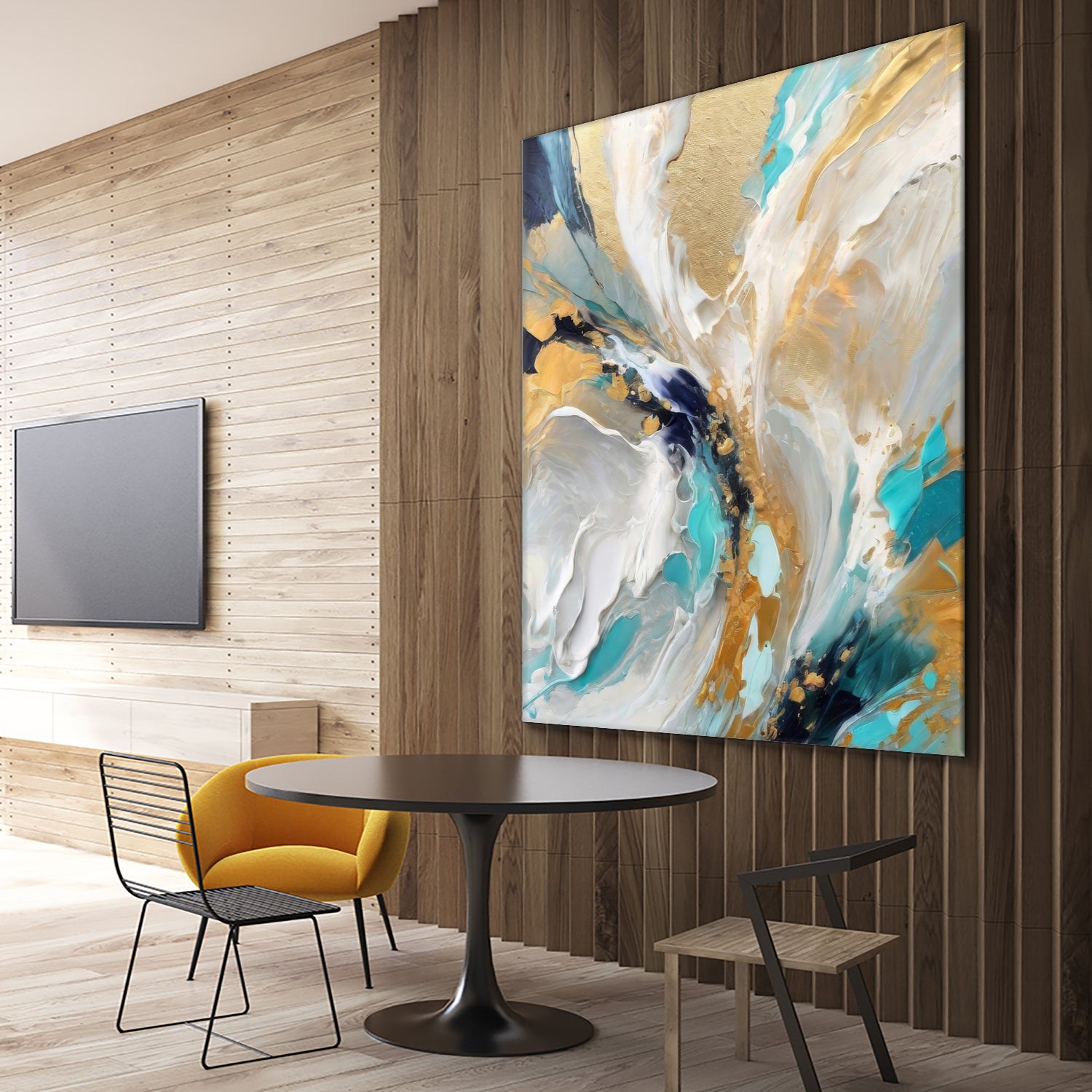 Elegant Minimalist Abstract by Alpenglow Workshop on GIANT ART - abstract modern abstract art