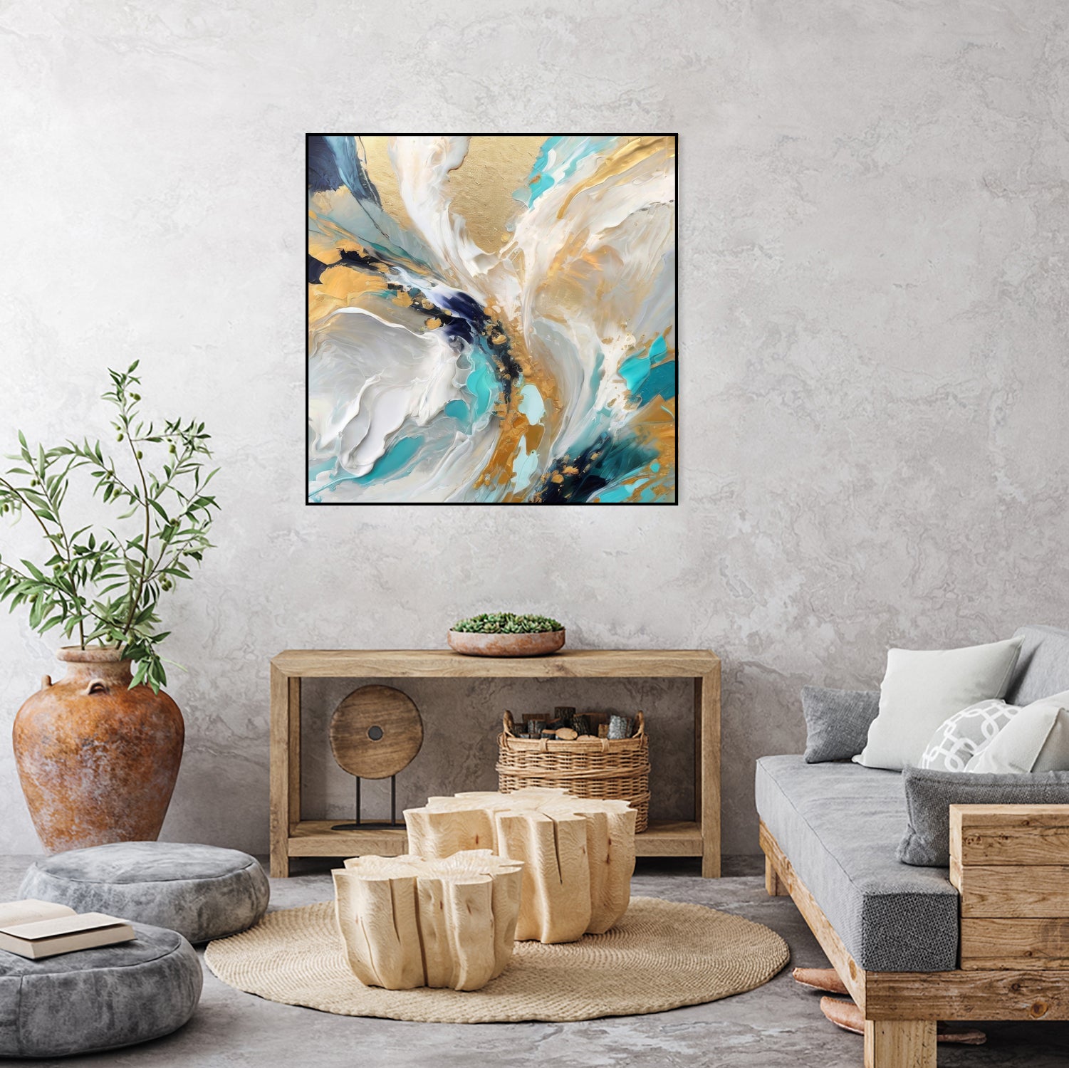 Elegant Minimalist Abstract by Alpenglow Workshop on GIANT ART - abstract modern abstract art