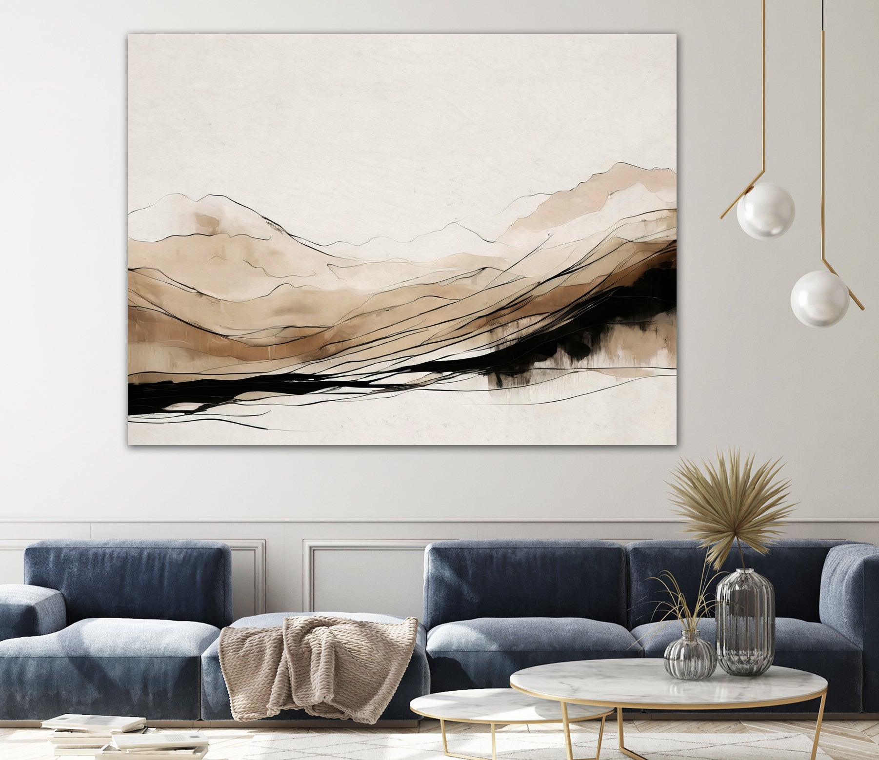 Abstract Hillside Horizon by Alpenglow Workshop on GIANT ART - abstract abstract abstract