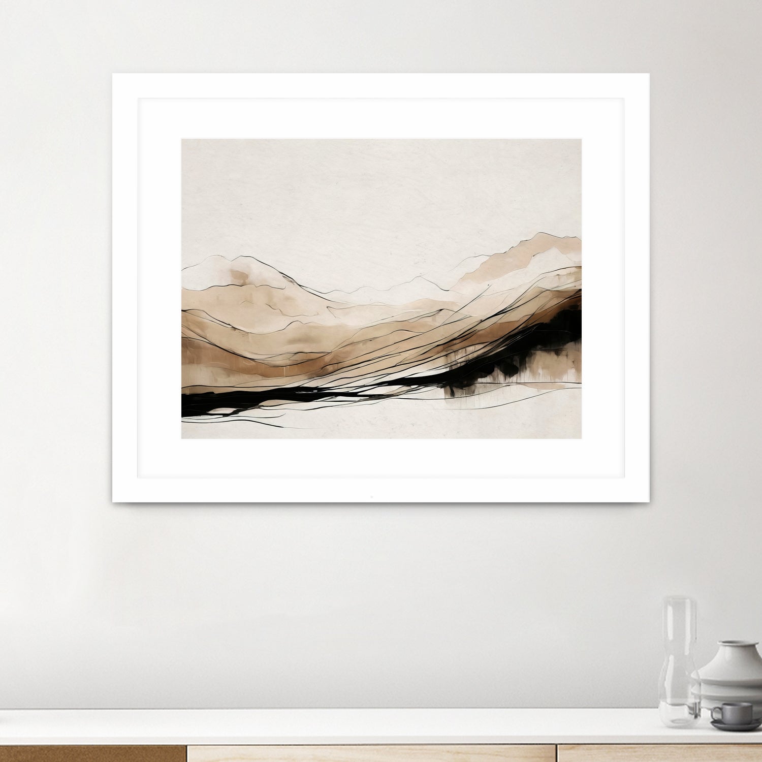 Abstract Hillside Horizon by Alpenglow Workshop on GIANT ART - abstract abstract abstract