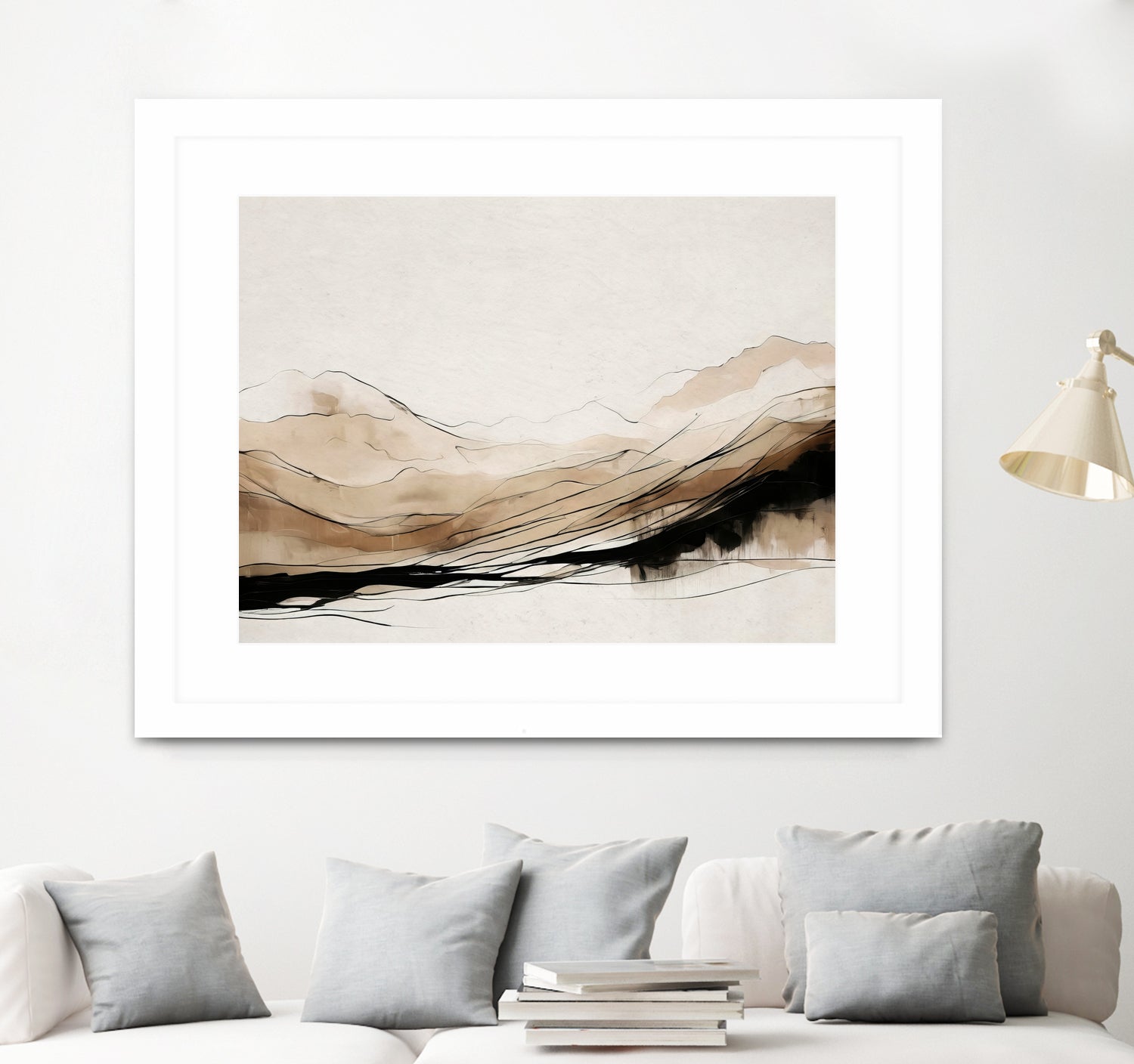 Abstract Hillside Horizon by Alpenglow Workshop on GIANT ART - abstract abstract abstract