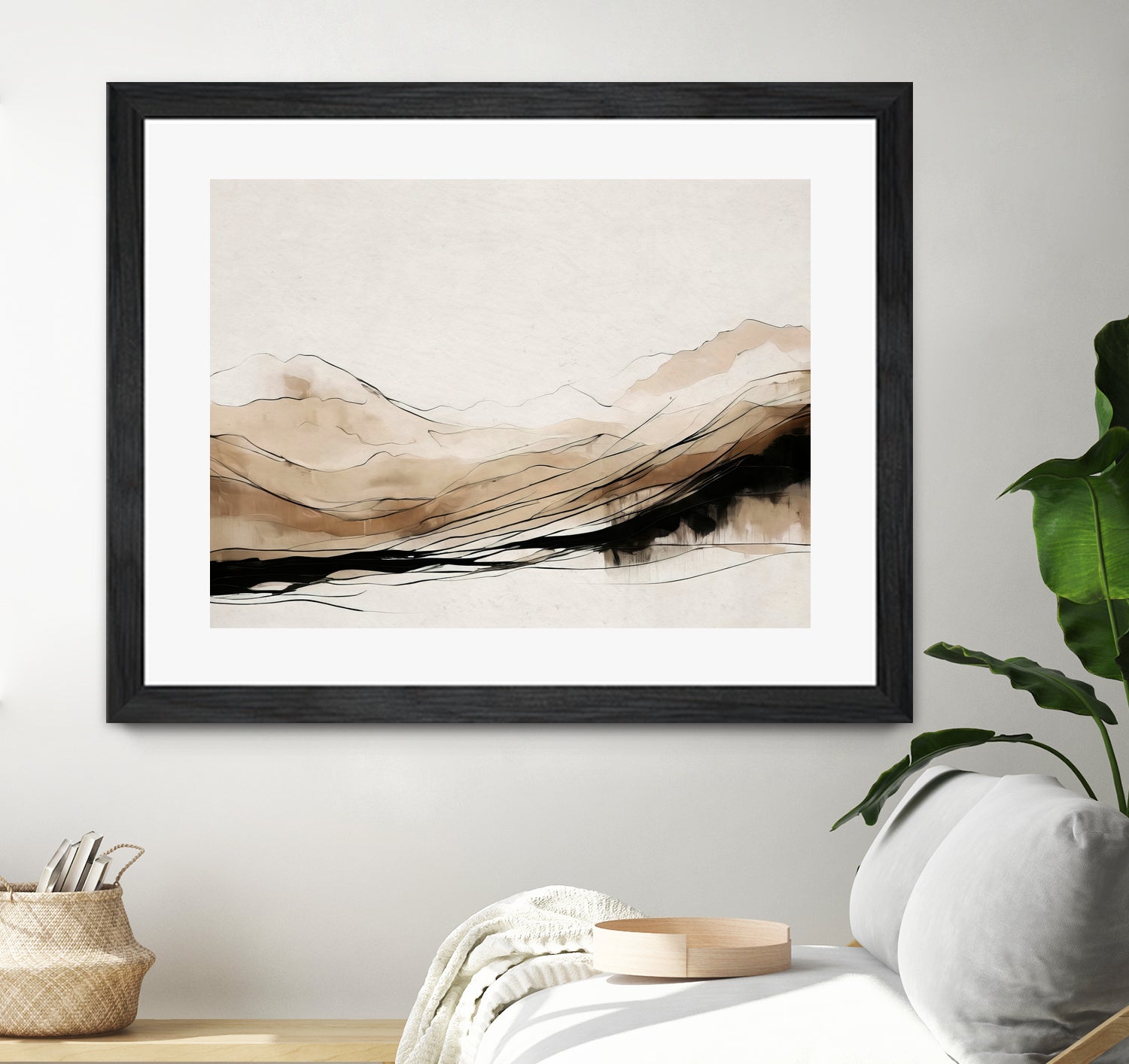 Abstract Hillside Horizon by Alpenglow Workshop on GIANT ART - abstract abstract abstract