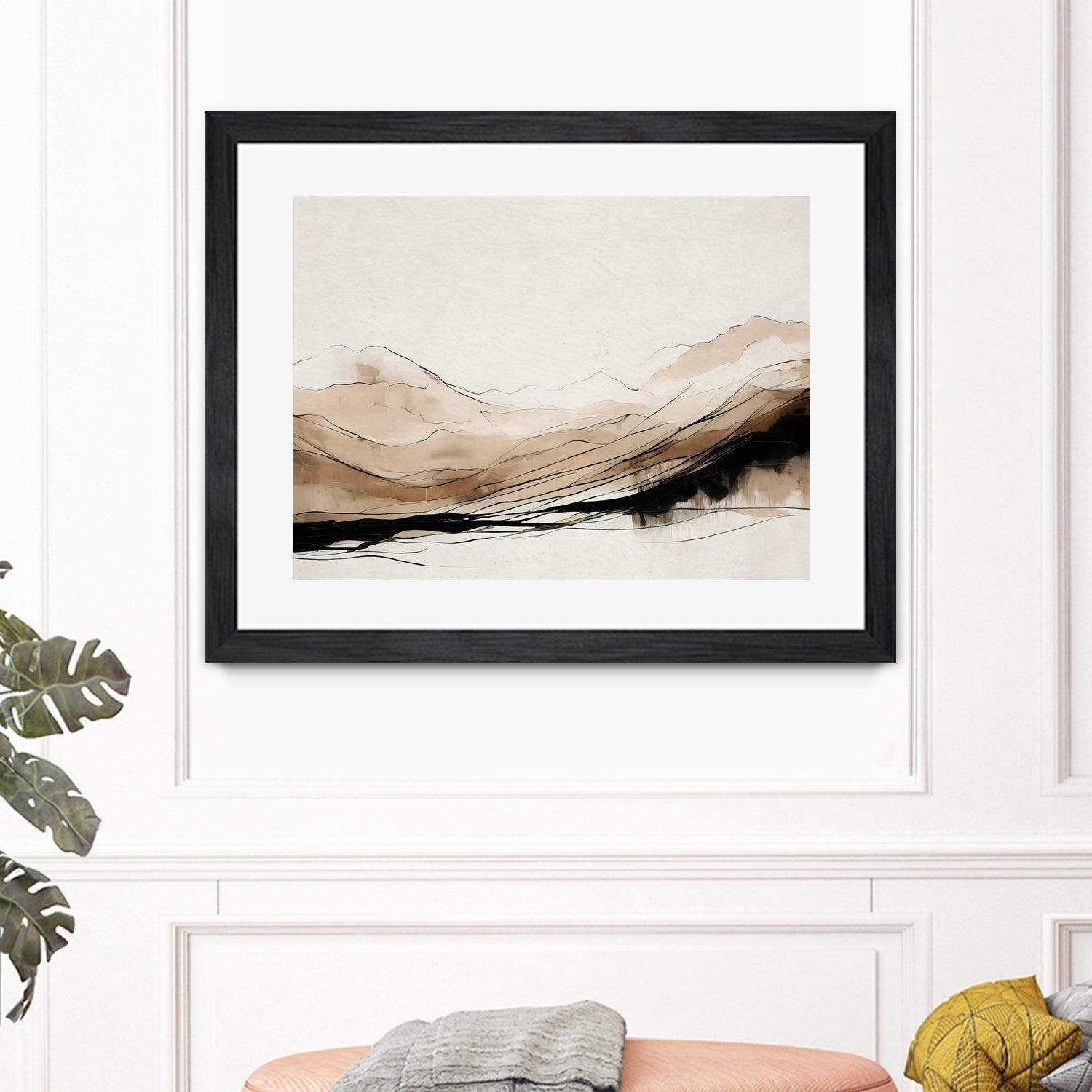 Abstract Hillside Horizon by Alpenglow Workshop on GIANT ART - abstract abstract abstract