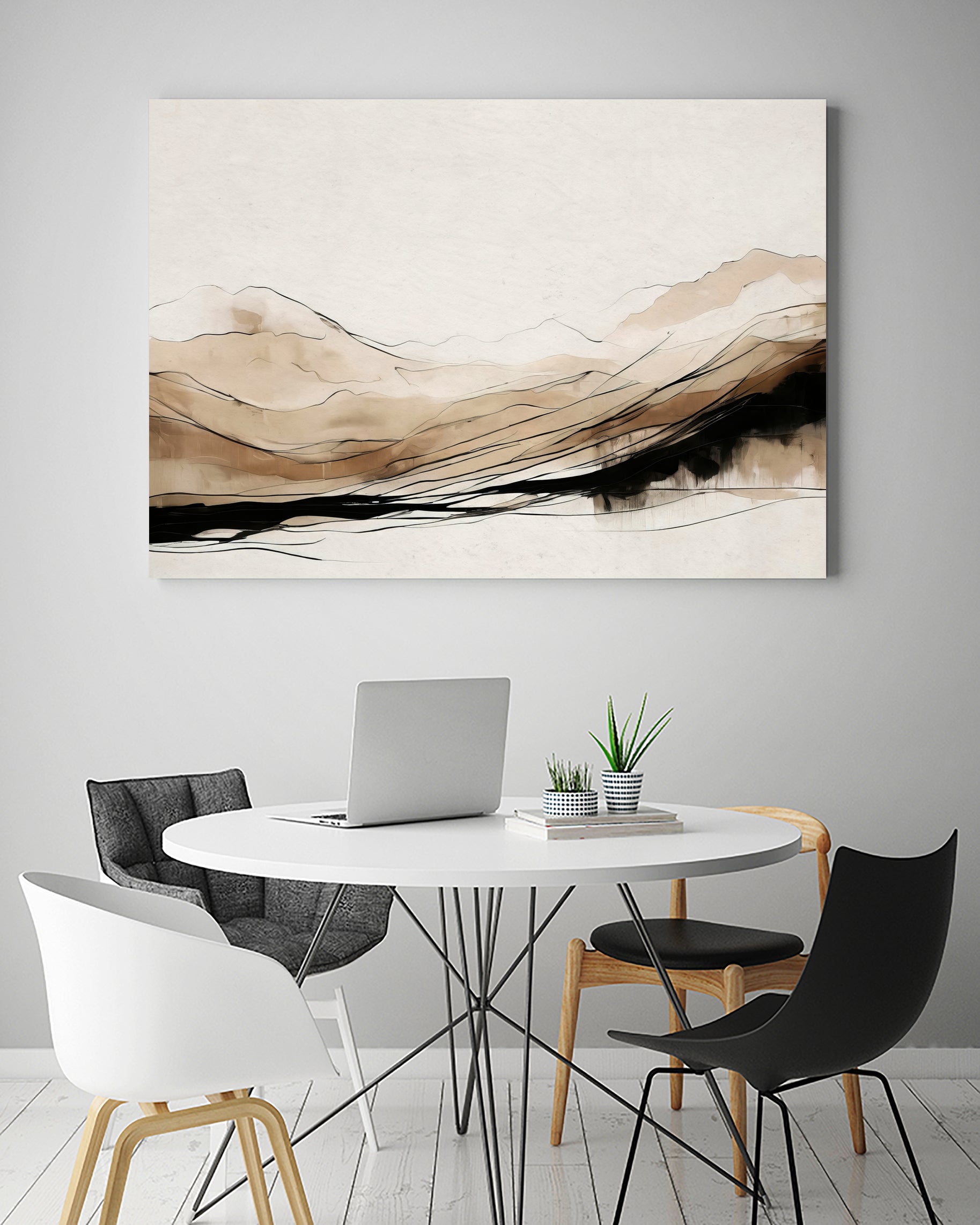 Abstract Hillside Horizon by Alpenglow Workshop on GIANT ART - abstract abstract abstract