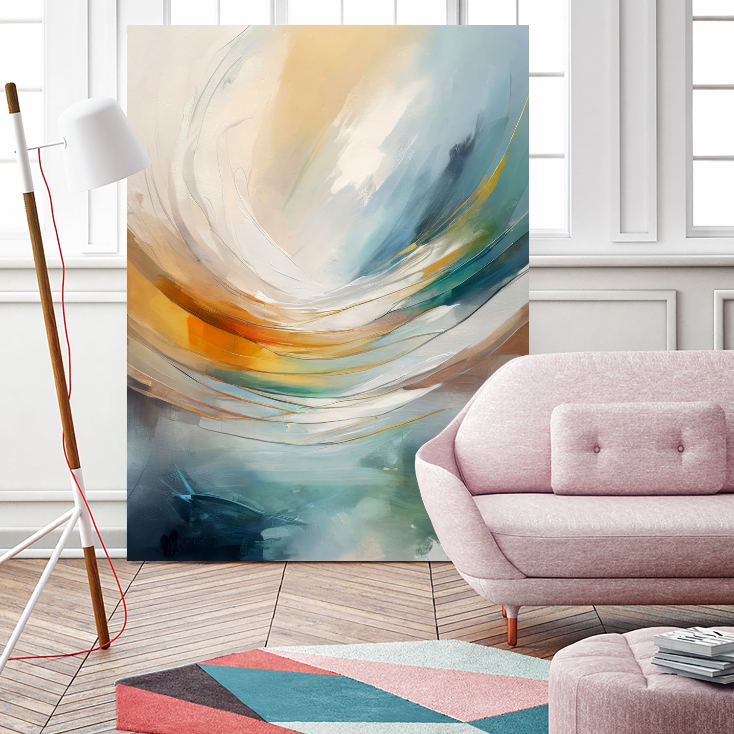 Curved Hues by Alpenglow Workshop on GIANT ART - abstract abstract