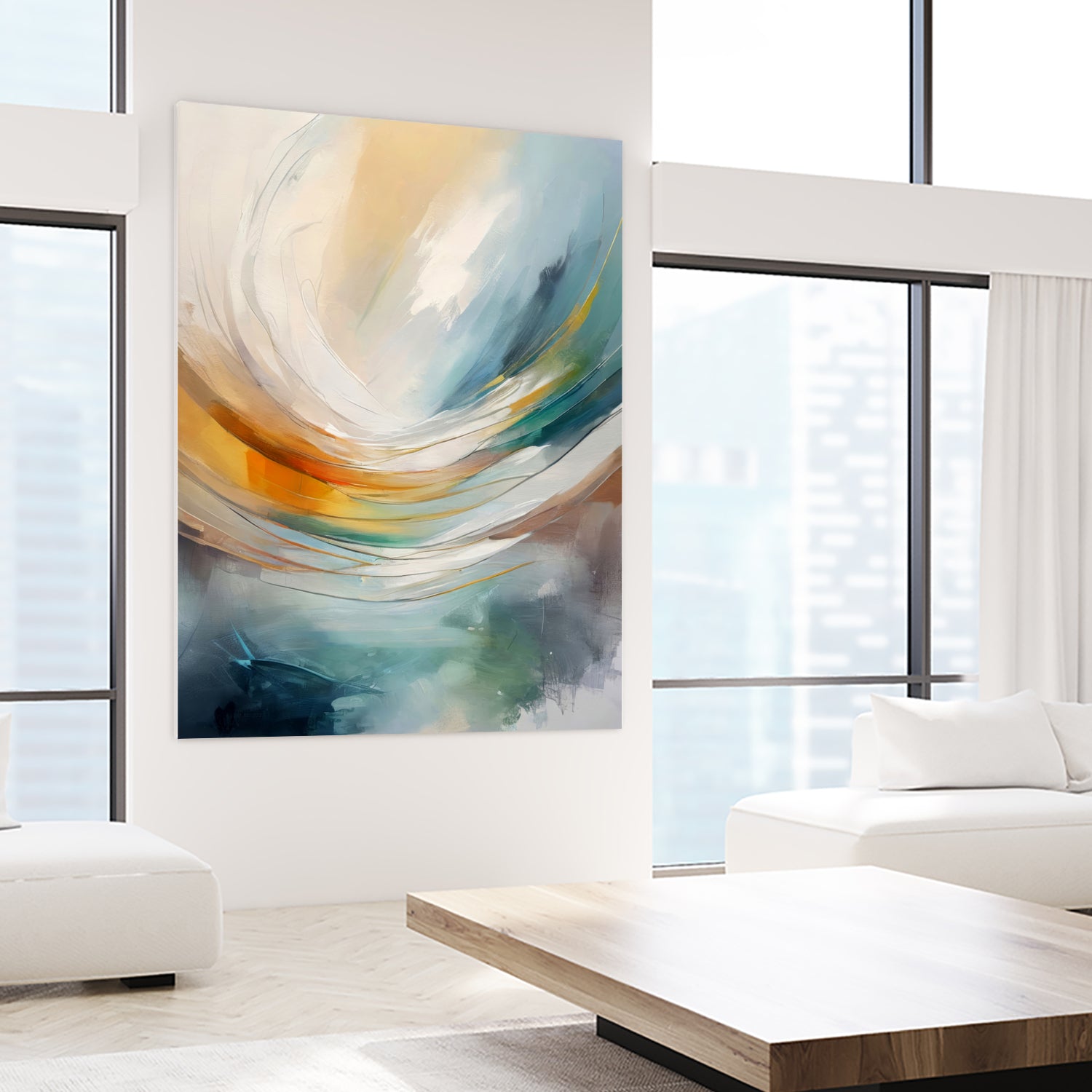 Curved Hues by Alpenglow Workshop on GIANT ART - abstract abstract