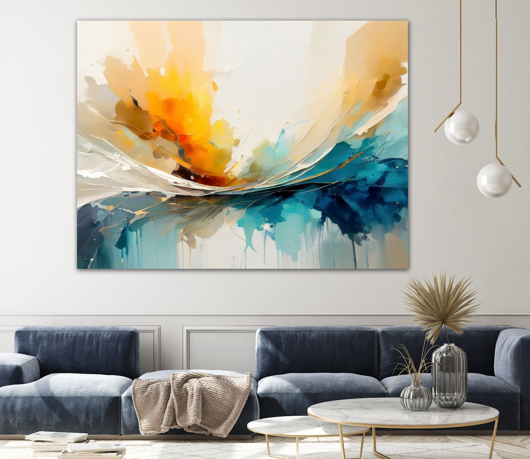 Colorful Horizons by Alpenglow Workshop on GIANT ART - abstract explosion abstract abstract explosion