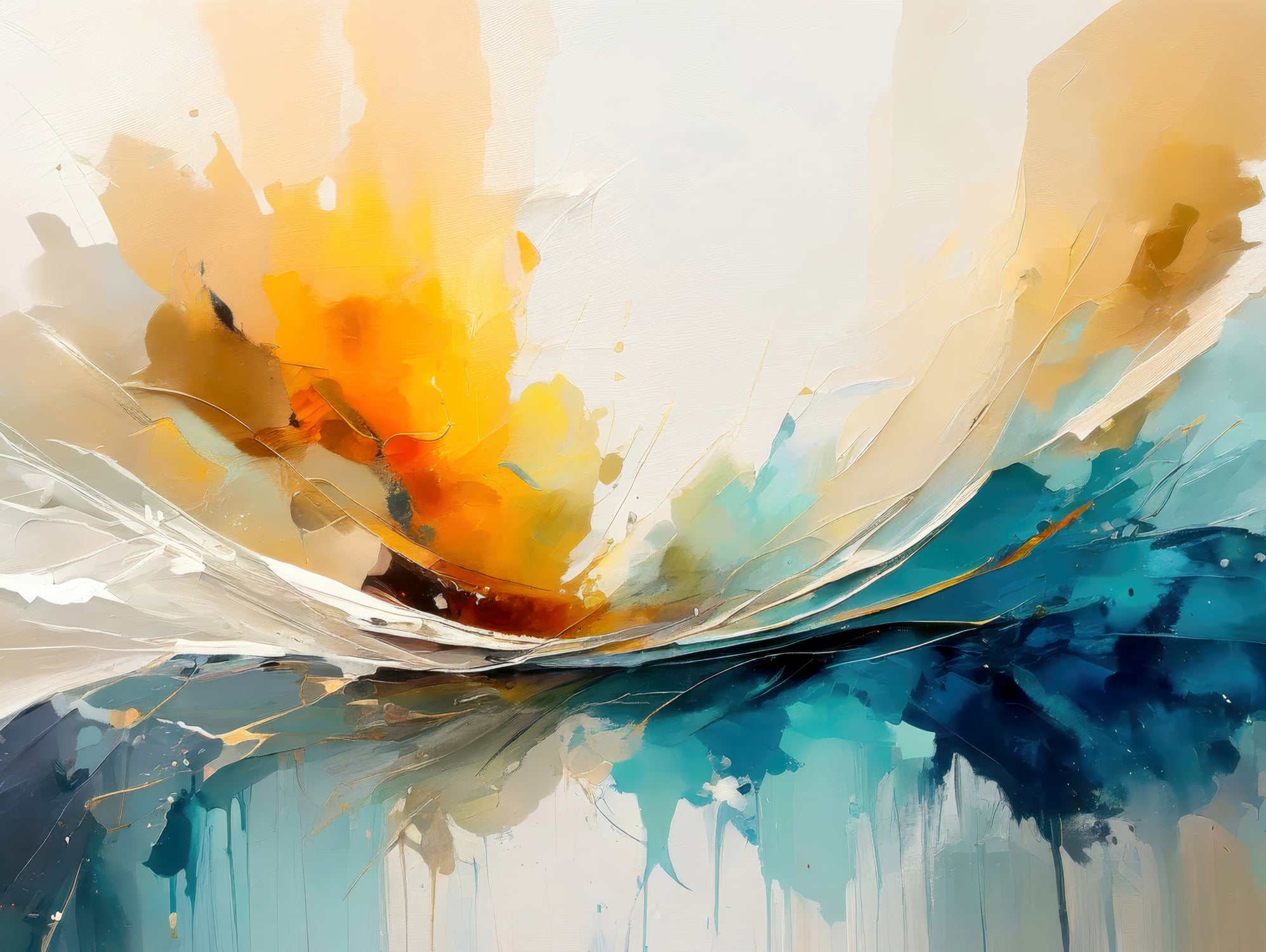 Colorful Horizons by Alpenglow Workshop on GIANT ART - abstract explosion abstract abstract explosion