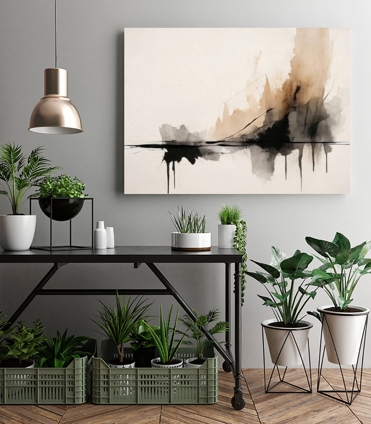 Essence of Line and Shadow by Alpenglow Workshop on GIANT ART - abstract wall art abstract abstract wall art