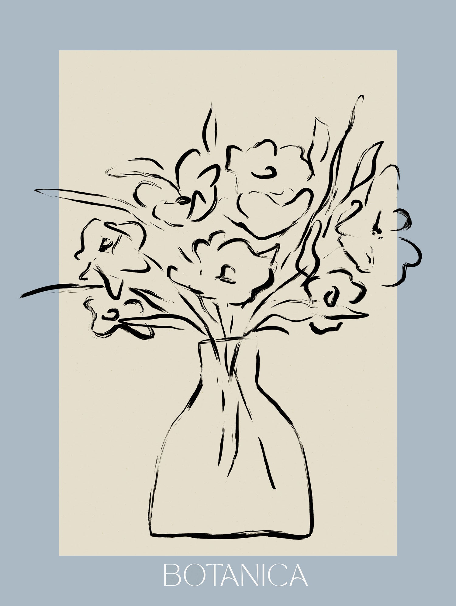 Floral Sketch Vase by Treechild on GIANT ART - 7200 photography